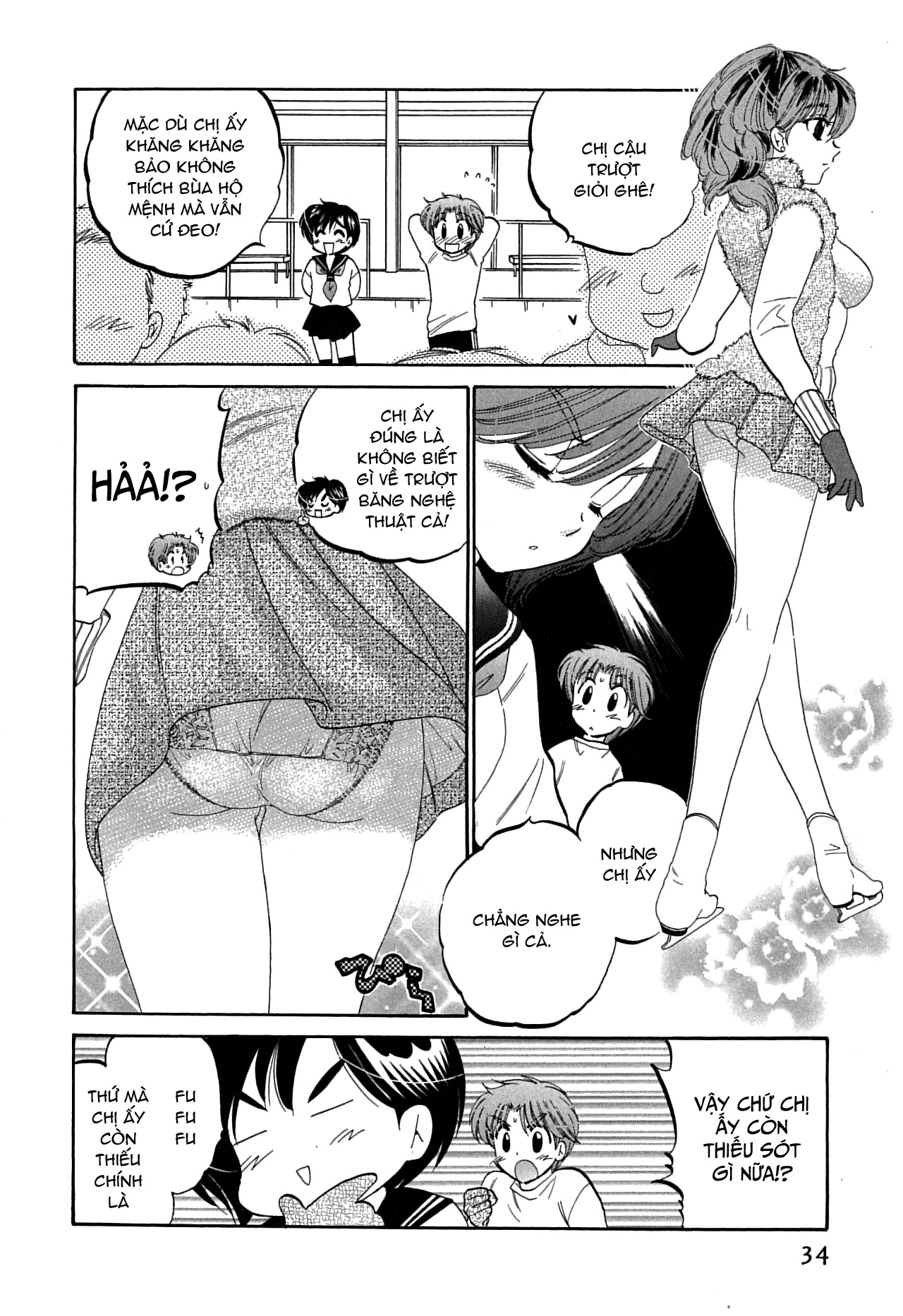 Đọc truyện hentai Mako-chan to Asobo! - Chap 2: Cùng chơi trượt băng nào