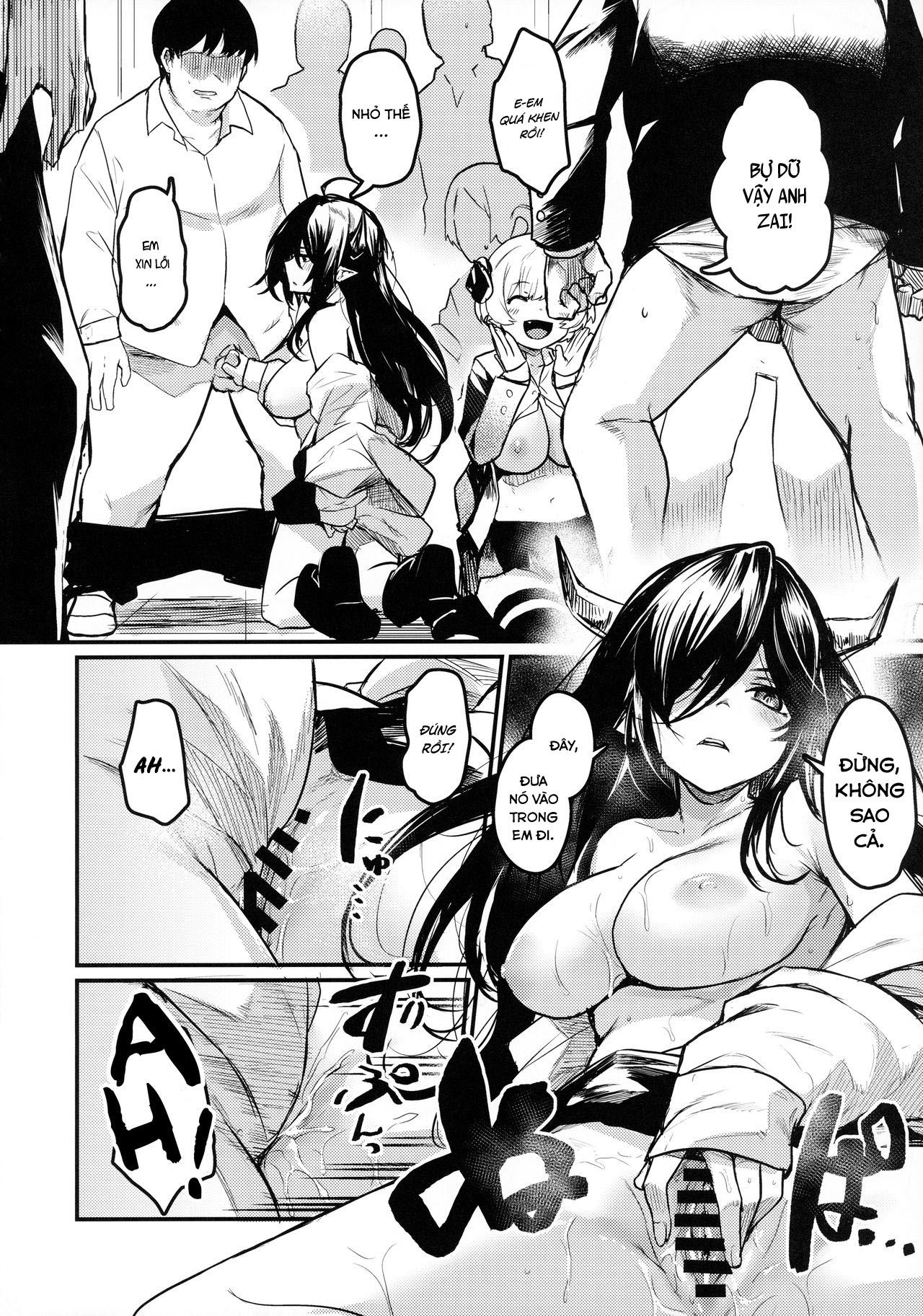 Đọc truyện hentai Succubi Chiếm Trường - Oneshot