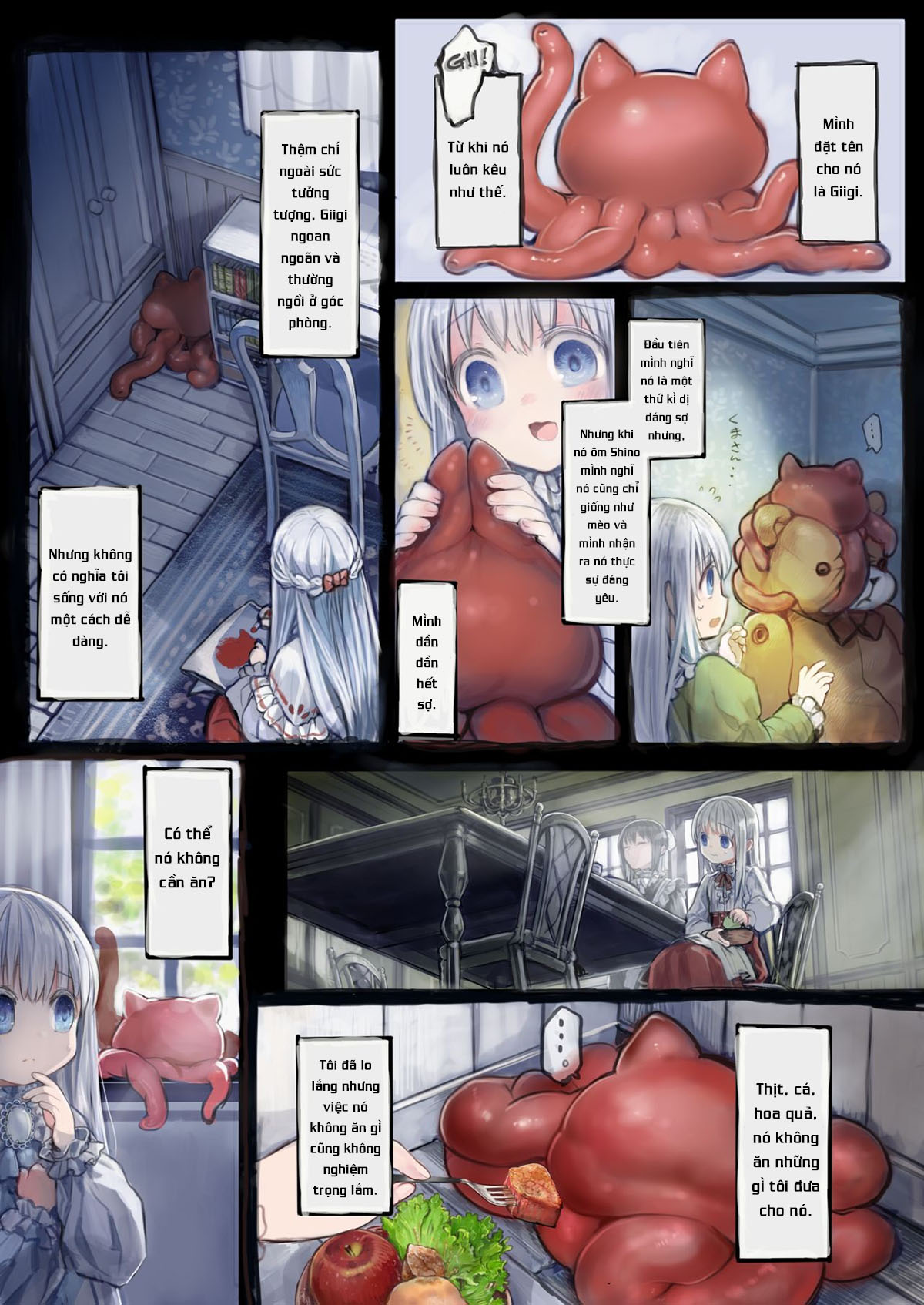 Đọc truyện hentai Tình yêu của cô chủ nhỏ và chú bạch tuộc - Chap 1