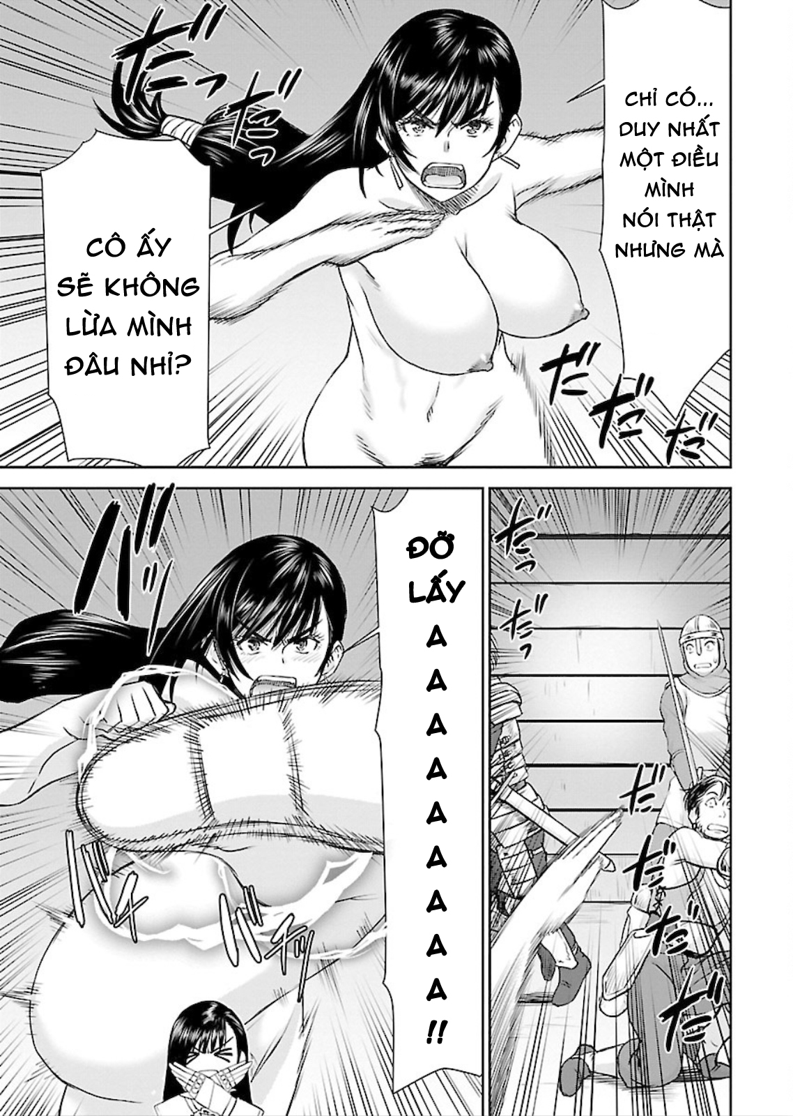 Đọc truyện hentai Xạ thủ mềm mại của Nữ chiến binh - Chap 4