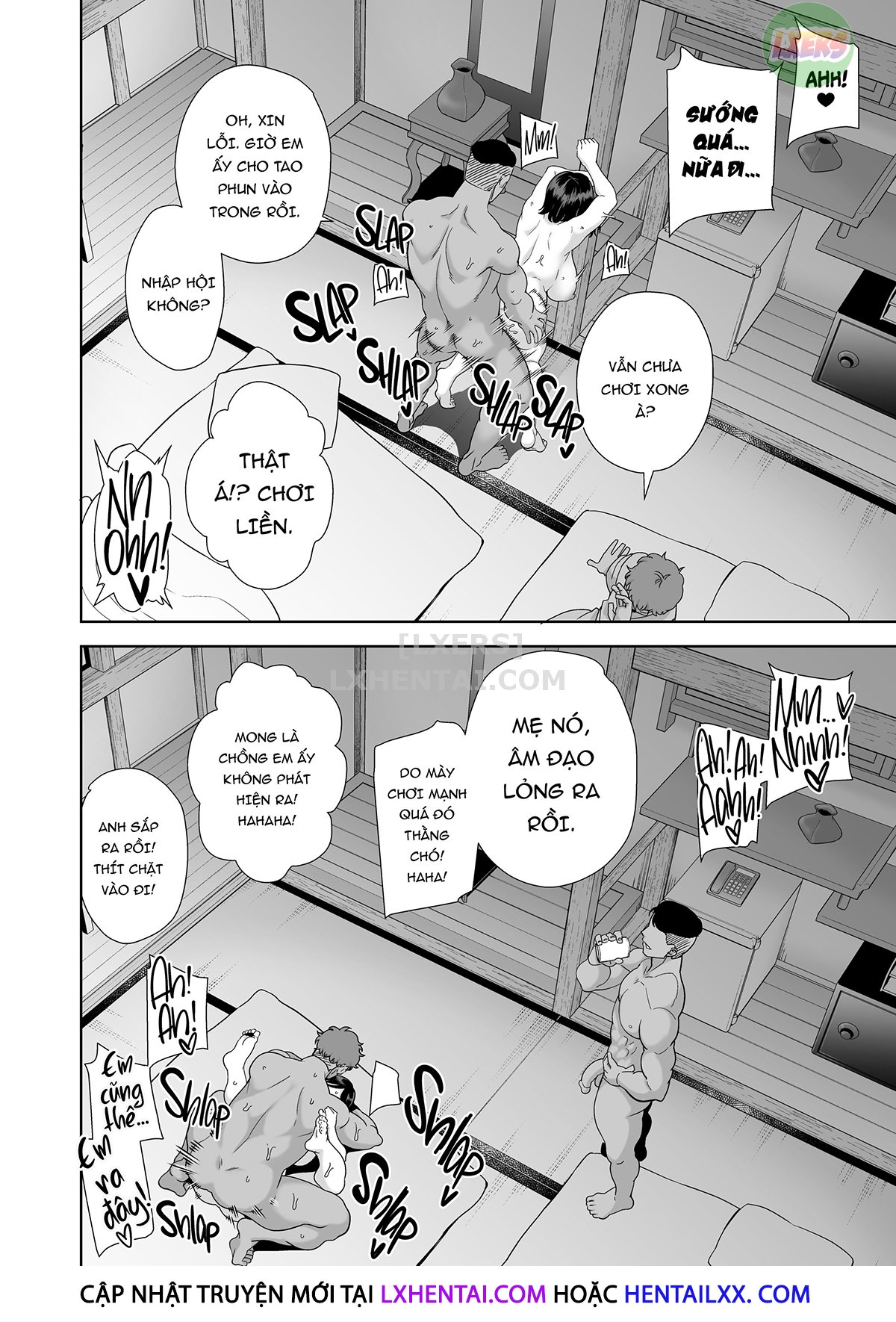 Đọc truyện hentai Natsuzuma ~Natsu, Ryokan, Nanpa Otoko-Tachi Ni Ochita Tsuma~ - Chap 2 - Không che