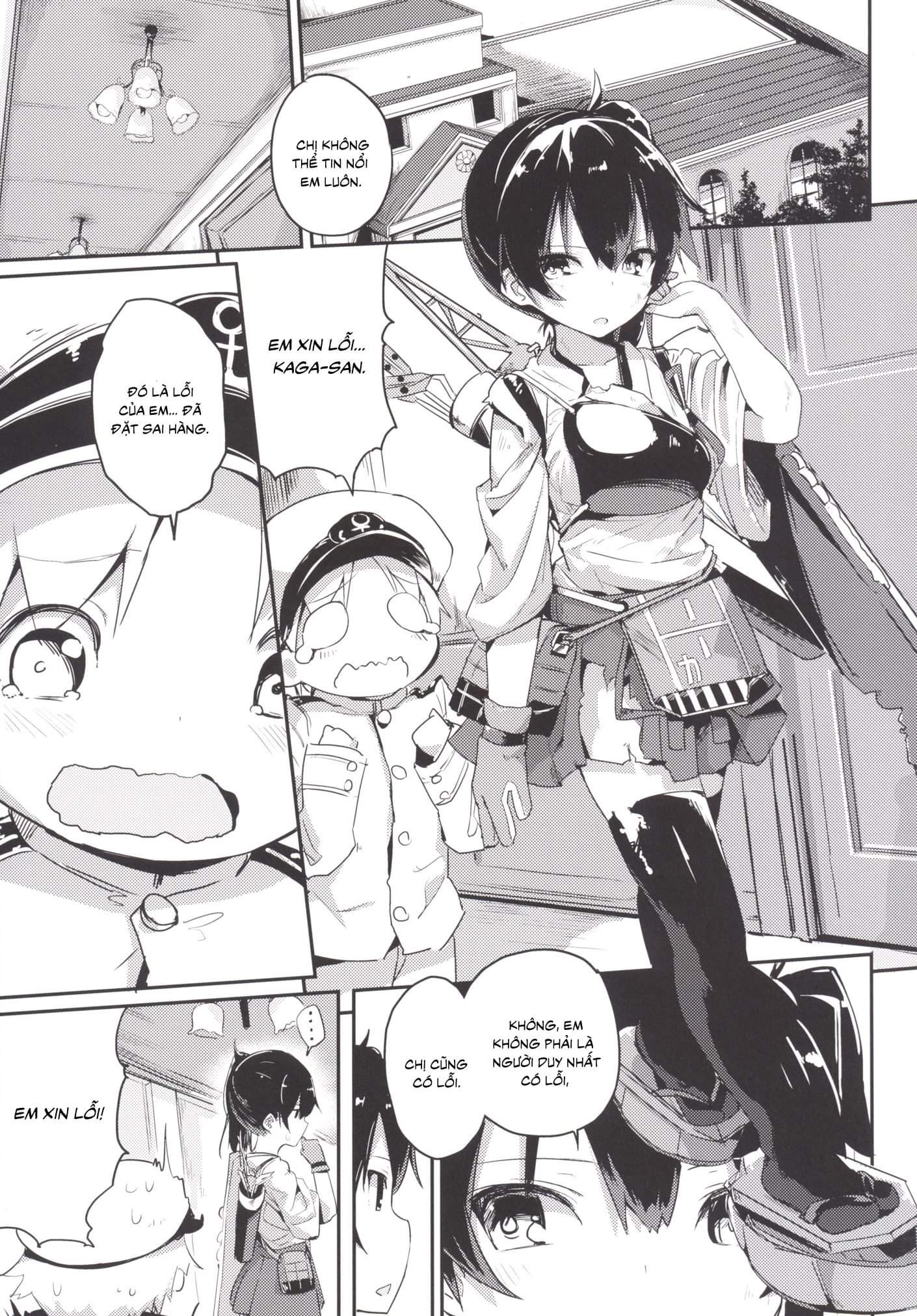 Đọc truyện hentai Kaga-san o Chuuha Sasete Shimatte Nyuukyo de H (Kantai Collection -KanColle-) - Oneshot