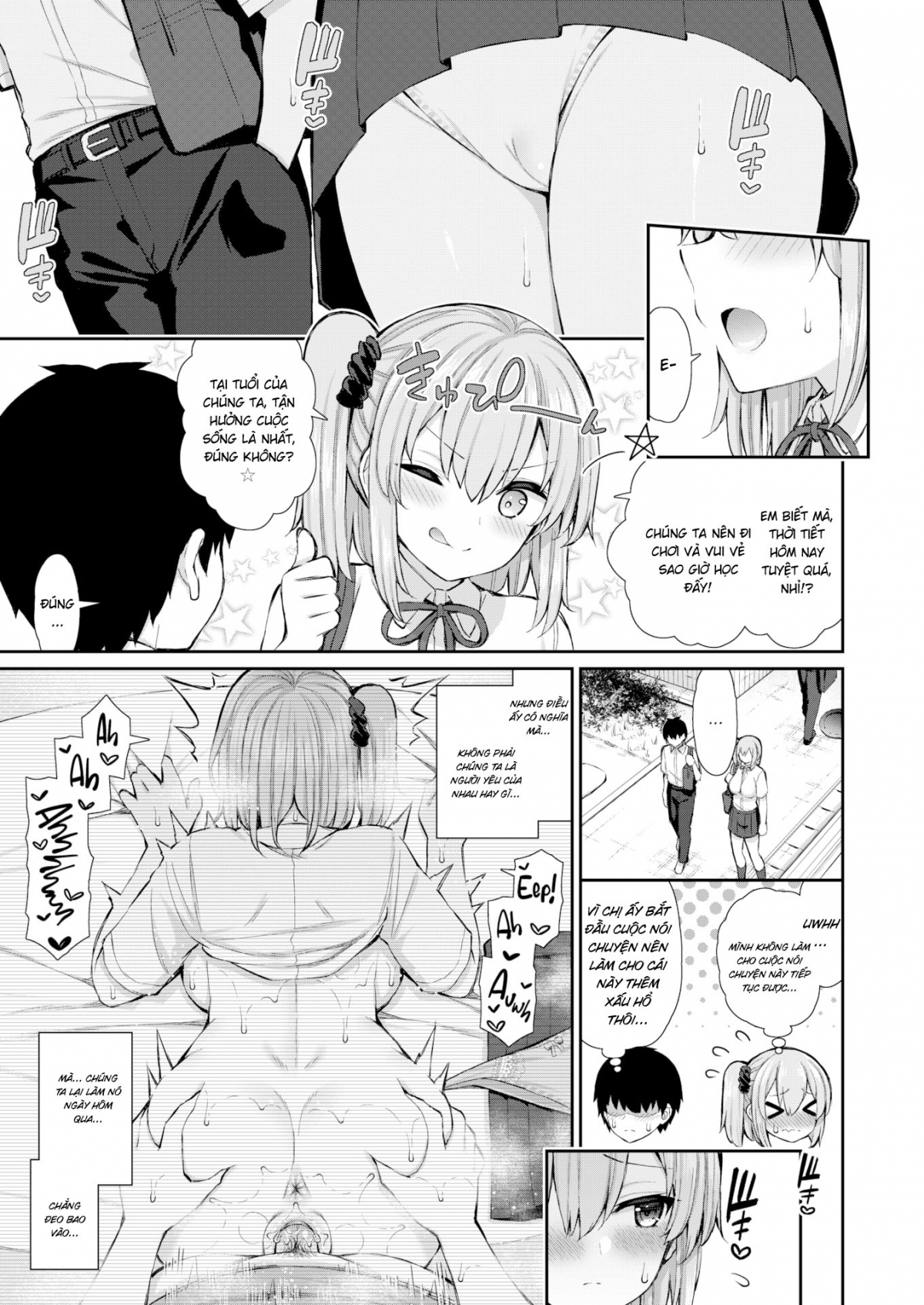 Đọc truyện hentai Nữ Sinh và Cậu Bé Dậy Thì - Chap 2