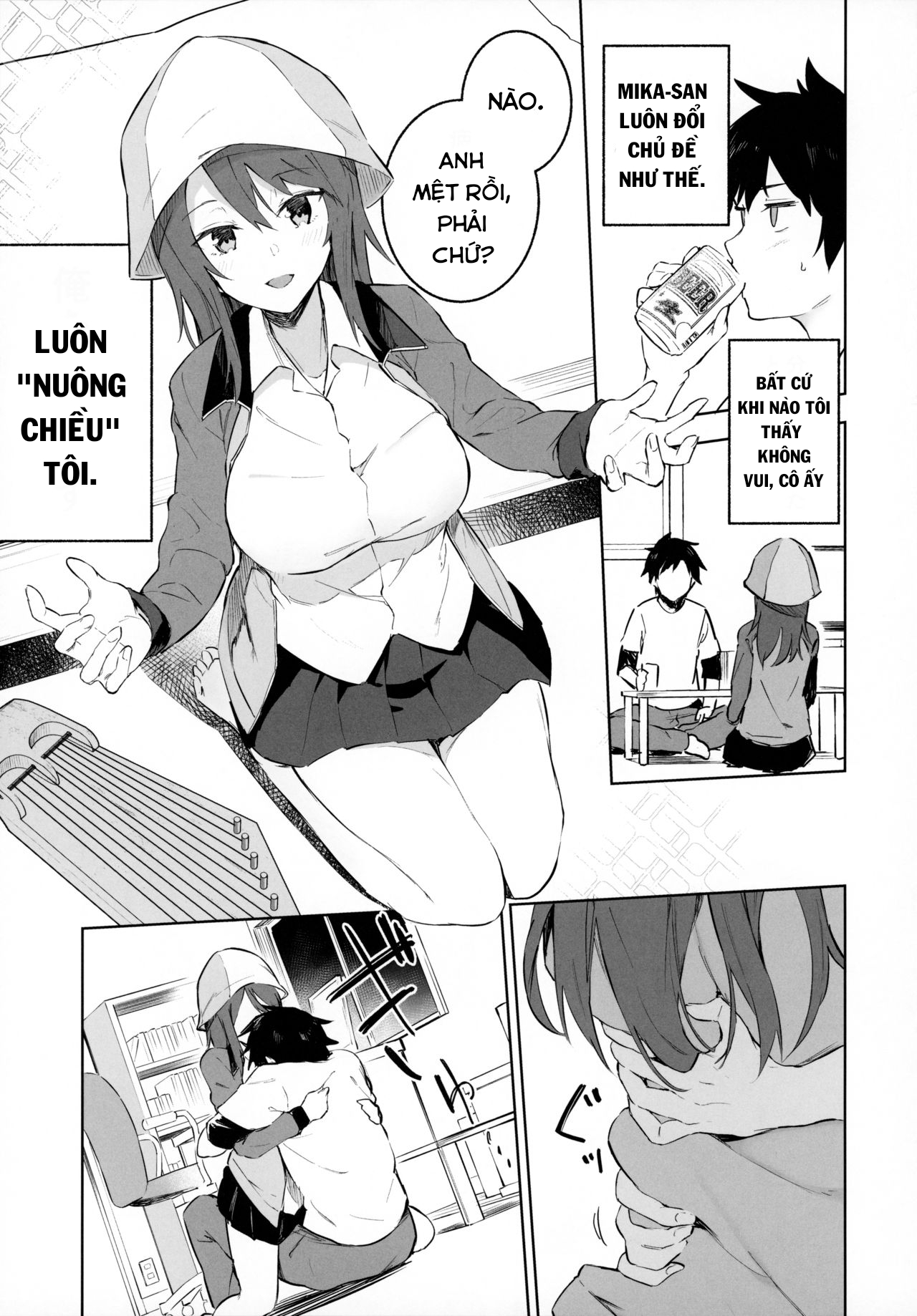 Đọc truyện hentai MIKA GA KITA!! - Oneshot