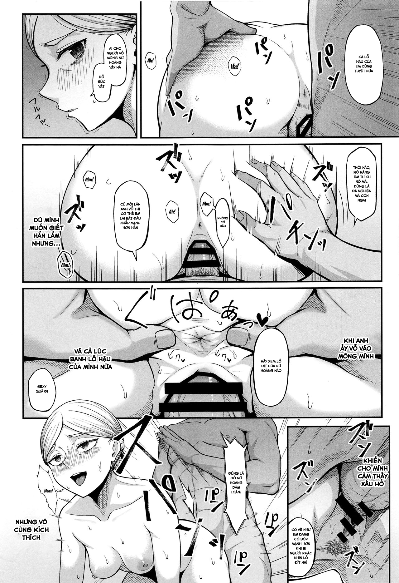 Đọc truyện hentai Kairaku Ochi shita Botebara Joou Historia (Shingeki no Kyojin) - Oneshot