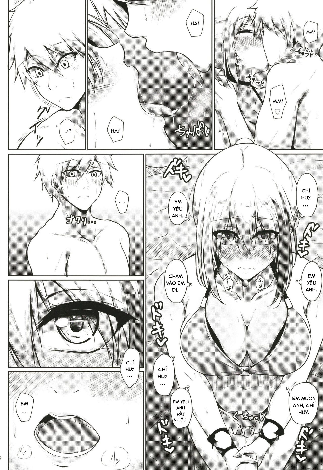 Đọc truyện hentai Afureru Kurai, Kimi ga Suki. Ni (Azur Lane) - Oneshot