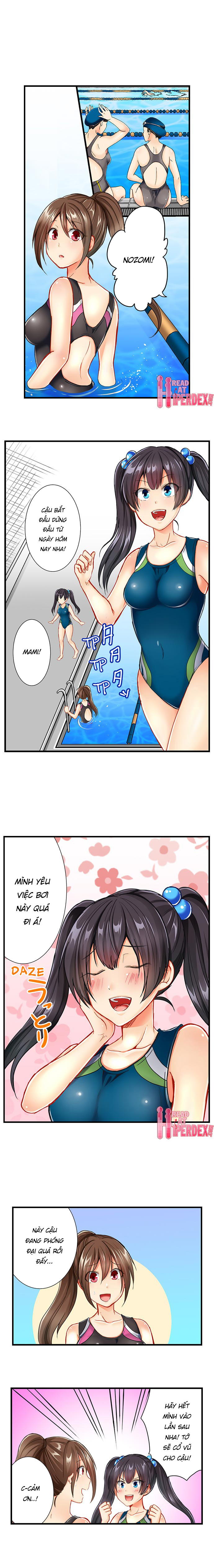 Đọc truyện hentai 80% Các cô gái ở câu lạc bộ bơi lội không có lông - Ch .3