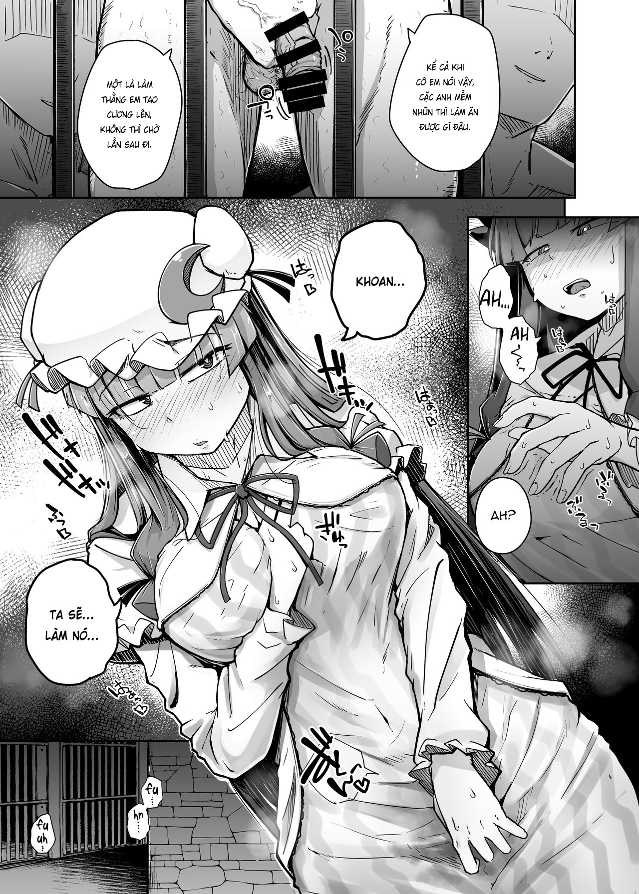 Đọc truyện hentai Sự tích cái lỗ và Cá Chà Bặc - Chap 3 Nhấp nhô cùng ma thuật không gian