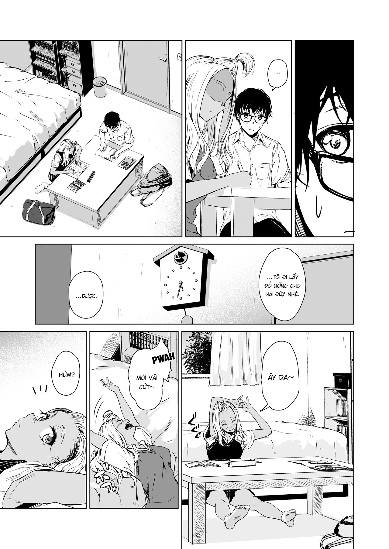 Đọc truyện hentai Một tuần dài tìm hiểu nhau của cô nàng gyaru và anh chàng nhát gái - Chap 1