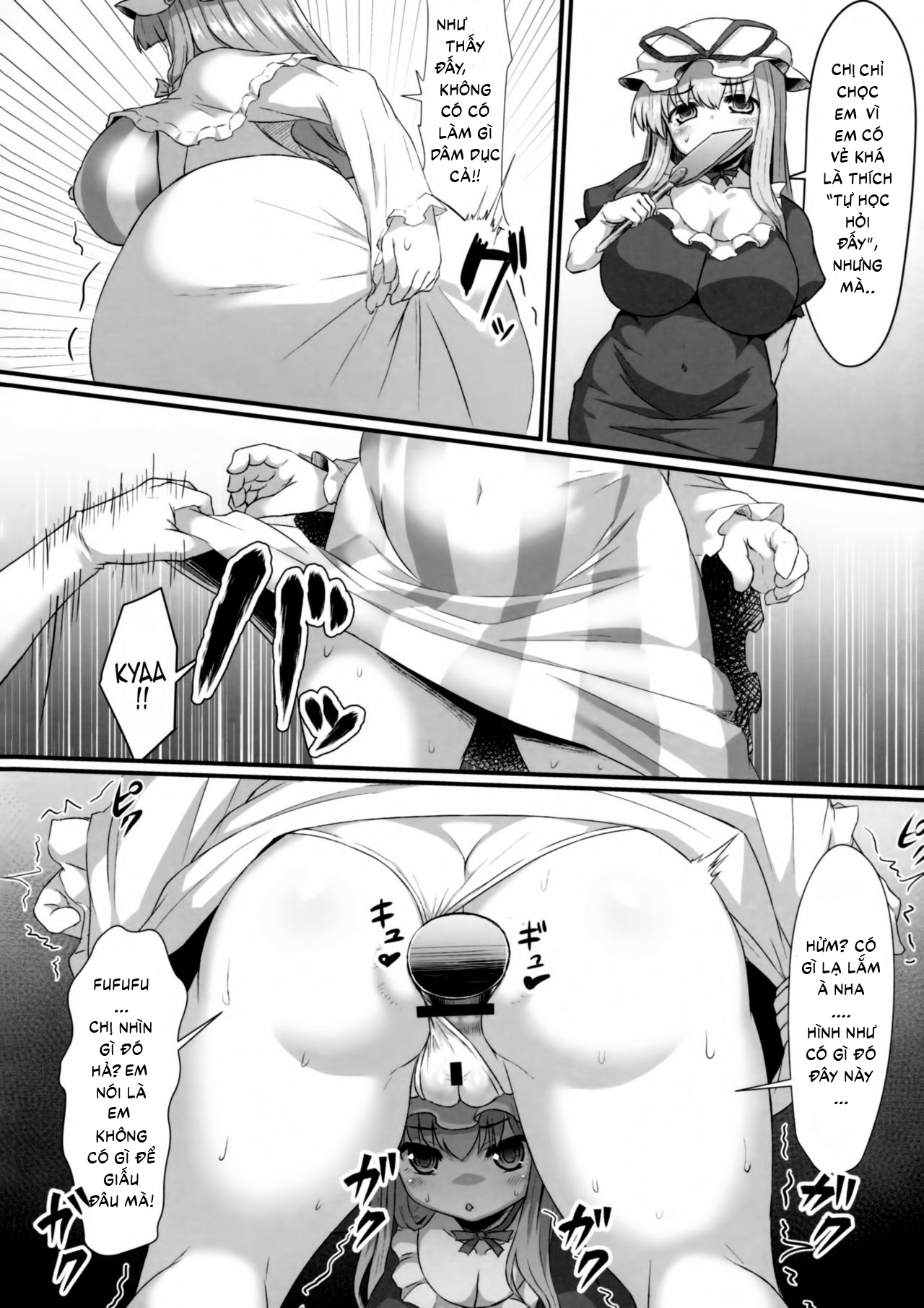 Đọc truyện hentai [Touhou] Lỗ Đít Của Patchouli - Oneshot