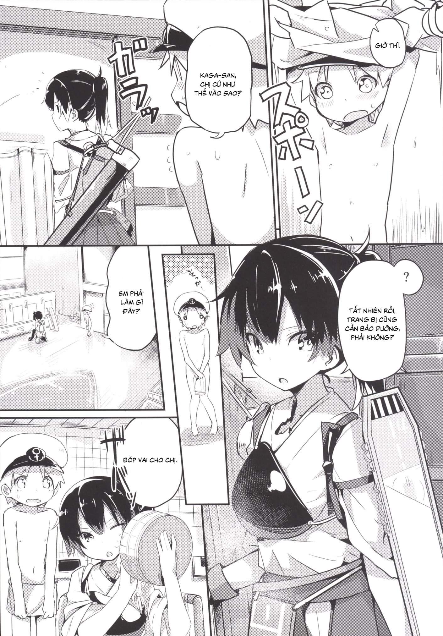 Đọc truyện hentai Kaga-san o Chuuha Sasete Shimatte Nyuukyo de H (Kantai Collection -KanColle-) - Oneshot