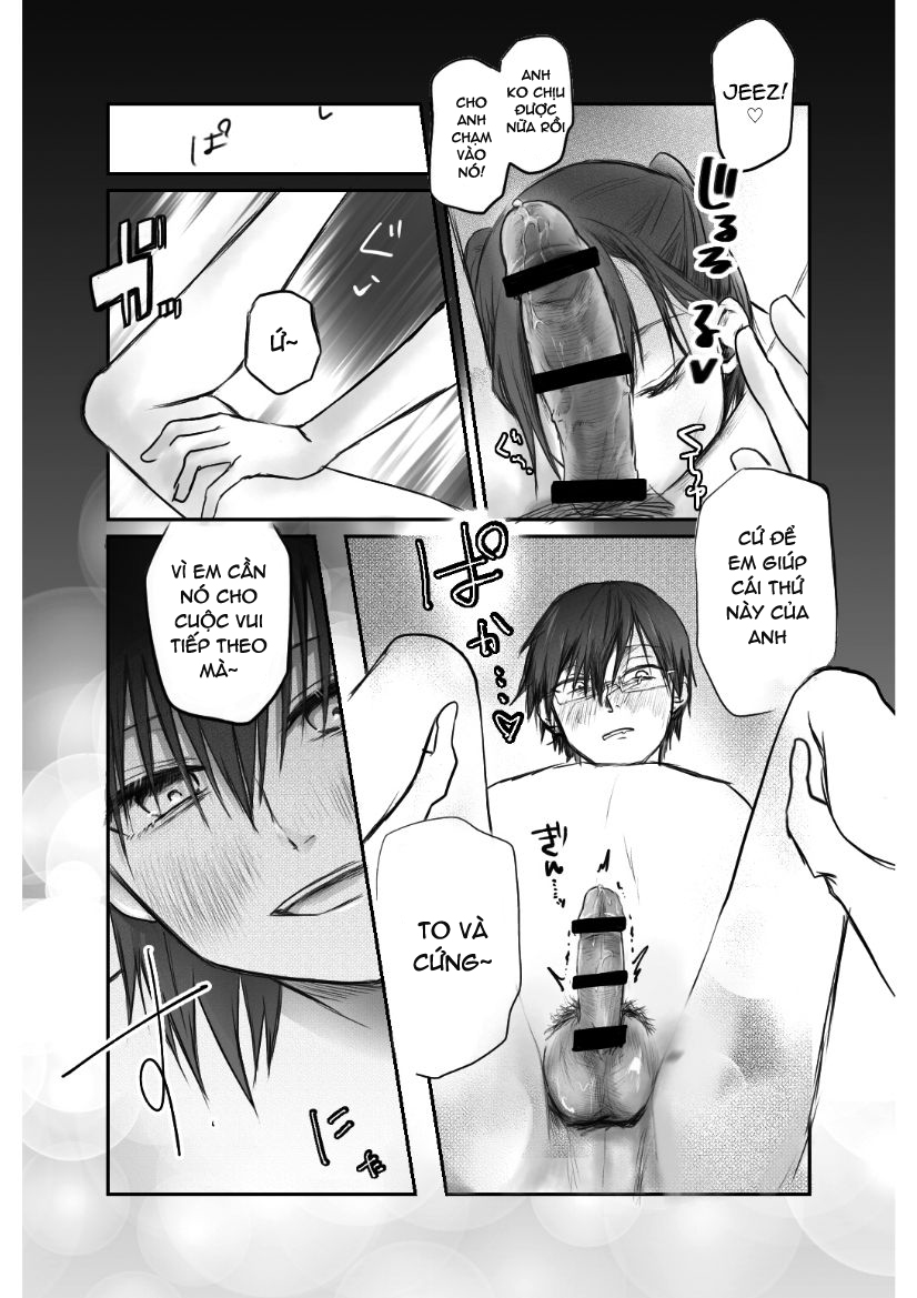 Đọc truyện hentai Hẹn hò qua mạng - tôi bị ép khô bởi một em trap hệ M - Oneshot