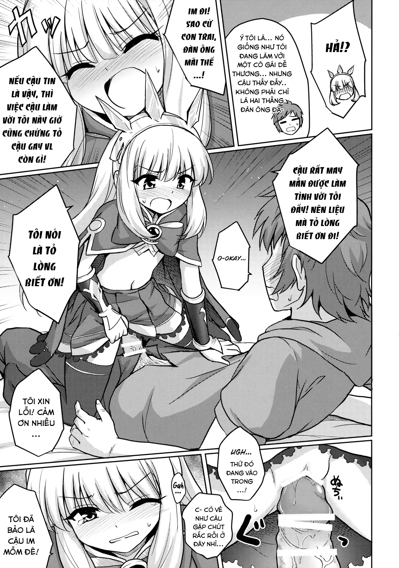 Đọc truyện hentai Tensai Bishoujo Renkinjutsushi no Kattou - Oneshot