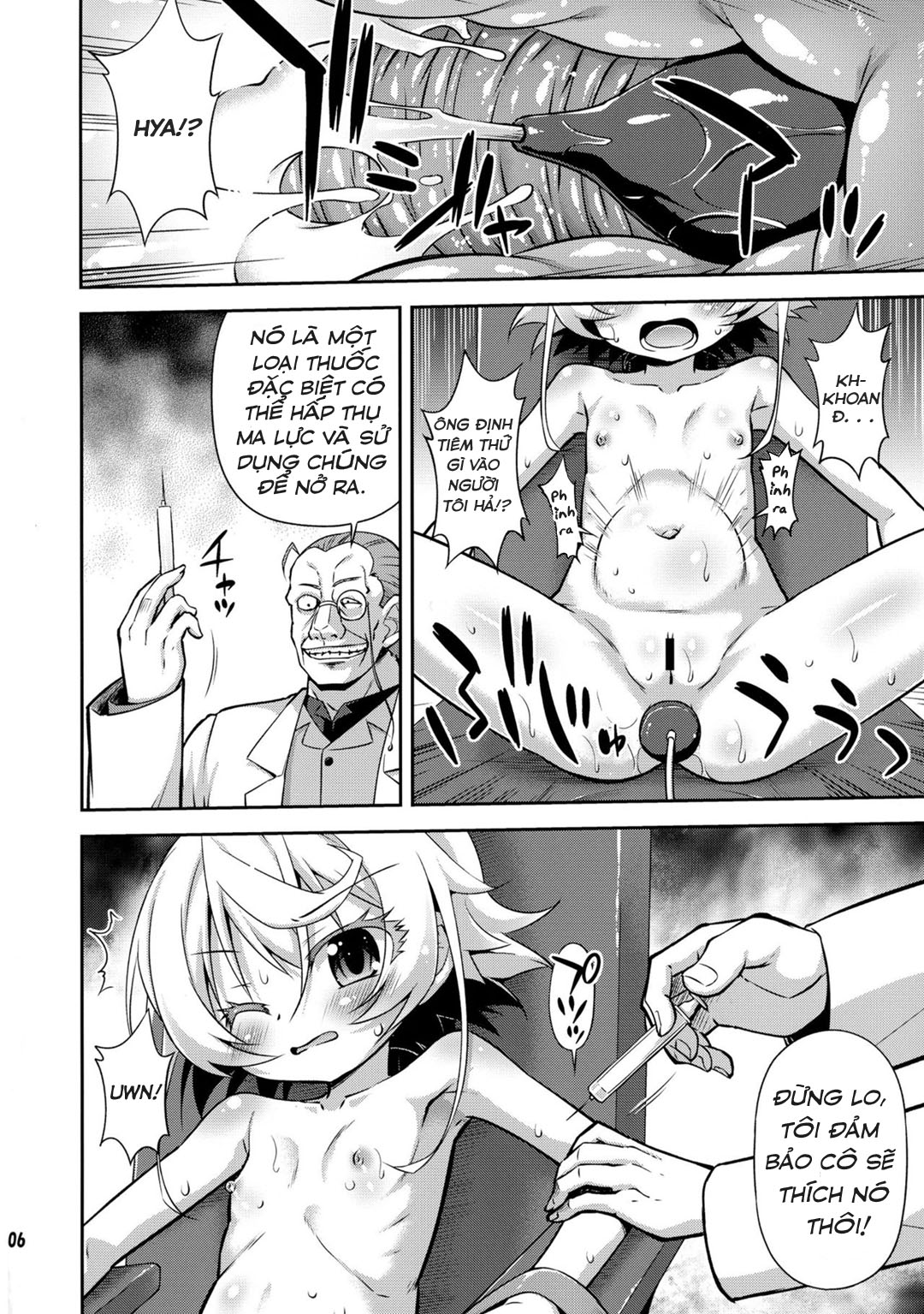 Đọc truyện hentai Thử nghiệm mới cùng thiếu tá Tanya Oneshot