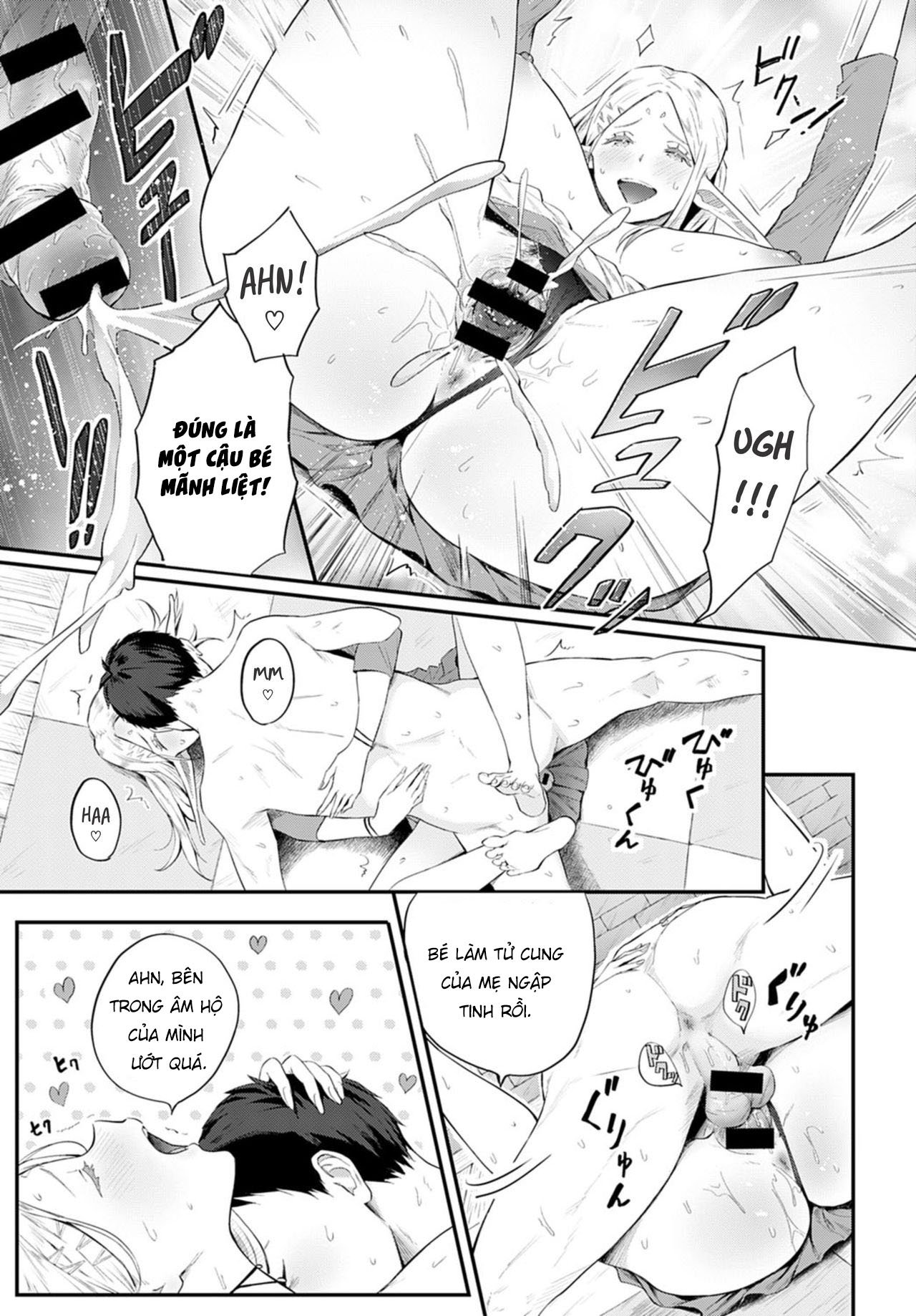 Đọc truyện hentai Công ơn giải toả căng thẳng của hai chị Elf - Oneshot