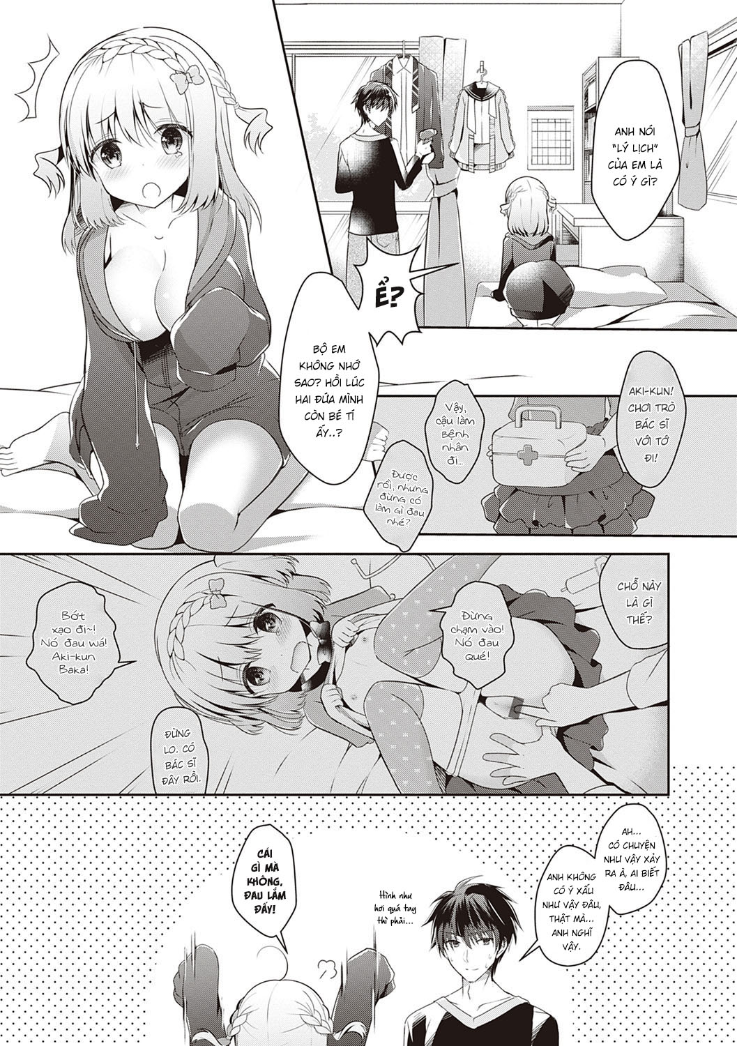 Đọc truyện hentai Osananajimi de Koibito no Kanojo to Shitai Koto Zenbu - Chap 1