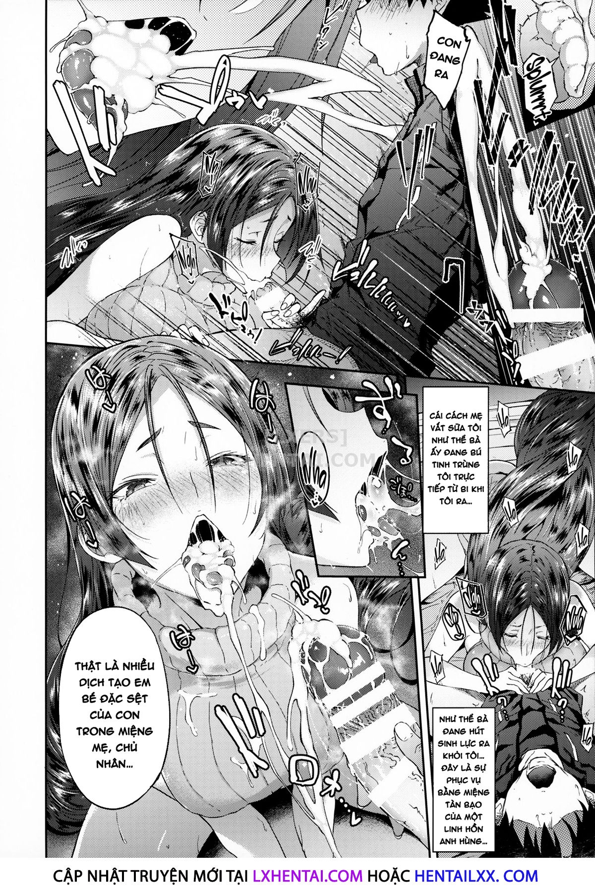 Đọc truyện hentai Raikou Mama Boseiteki Sakusei Nama Houshi. - Chap 2