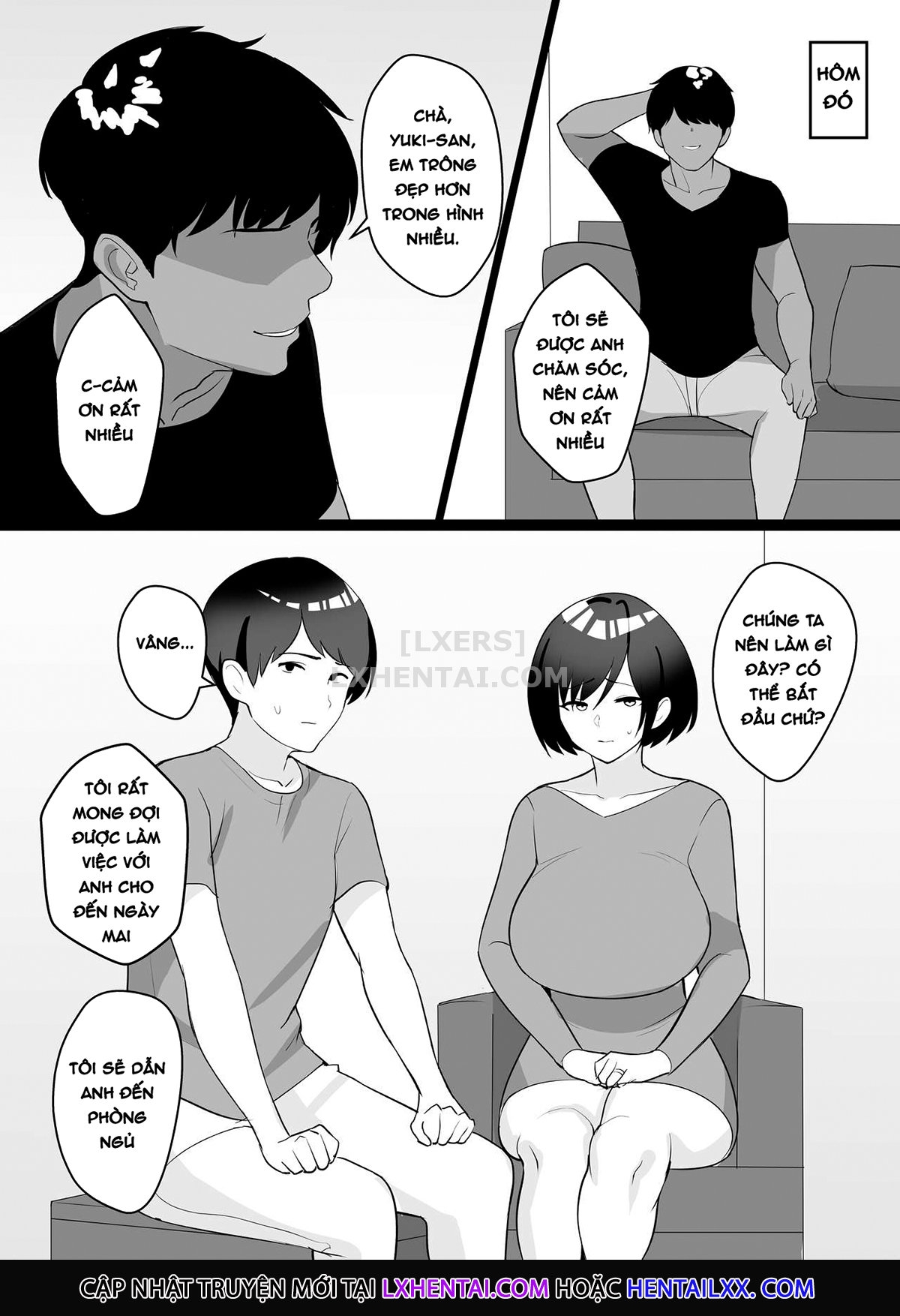 Đọc truyện hentai Please Have Sex With My Wife - Oneshot