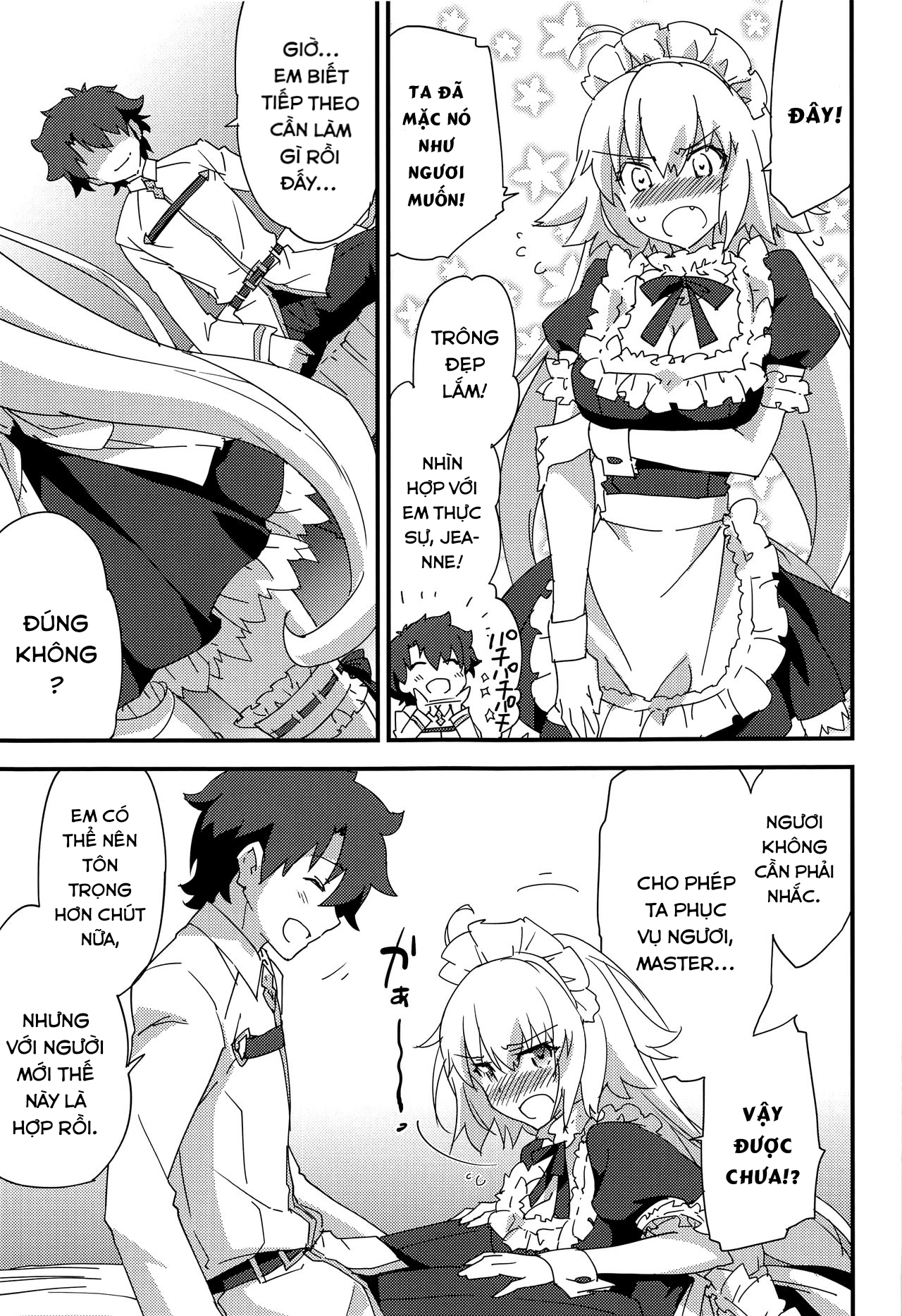 Đọc truyện hentai Hầu gái Jeanne, phục vụ nào! - Oneshot