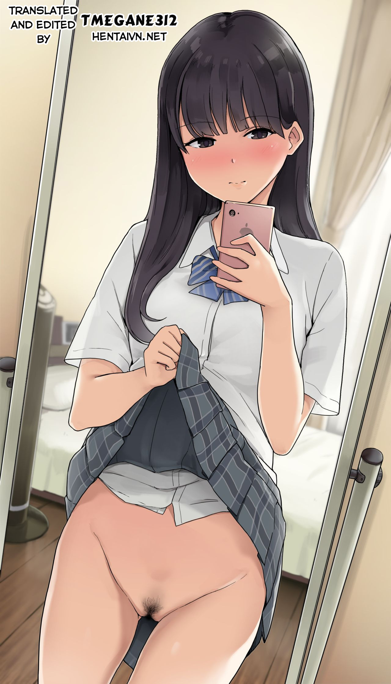 Đọc truyện hentai Smapho Satsuei ni Hamatteru SeFri Joshi to Hamedori suru Ohanashi - Oneshot