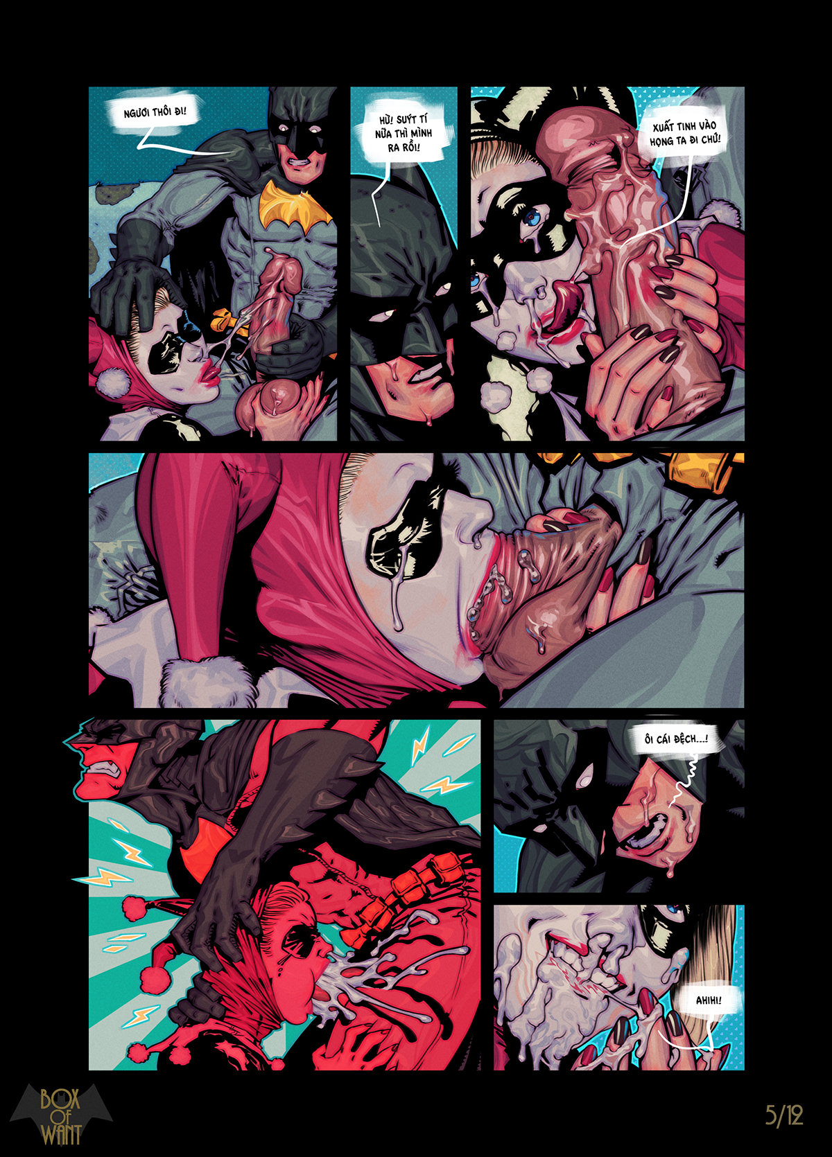Đọc truyện hentai Cạm bẫy chết người của Harley Quinn - Siêu phẩm Comic