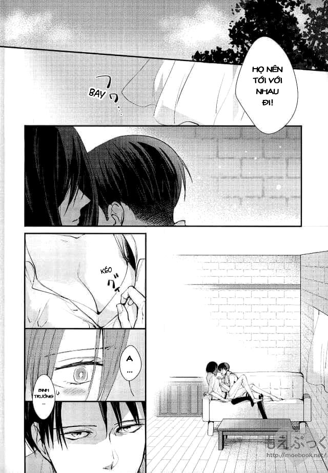 Đọc truyện hentai Chẳng thể đợi chờ (Shingeki no Kyojin) - Oneshot