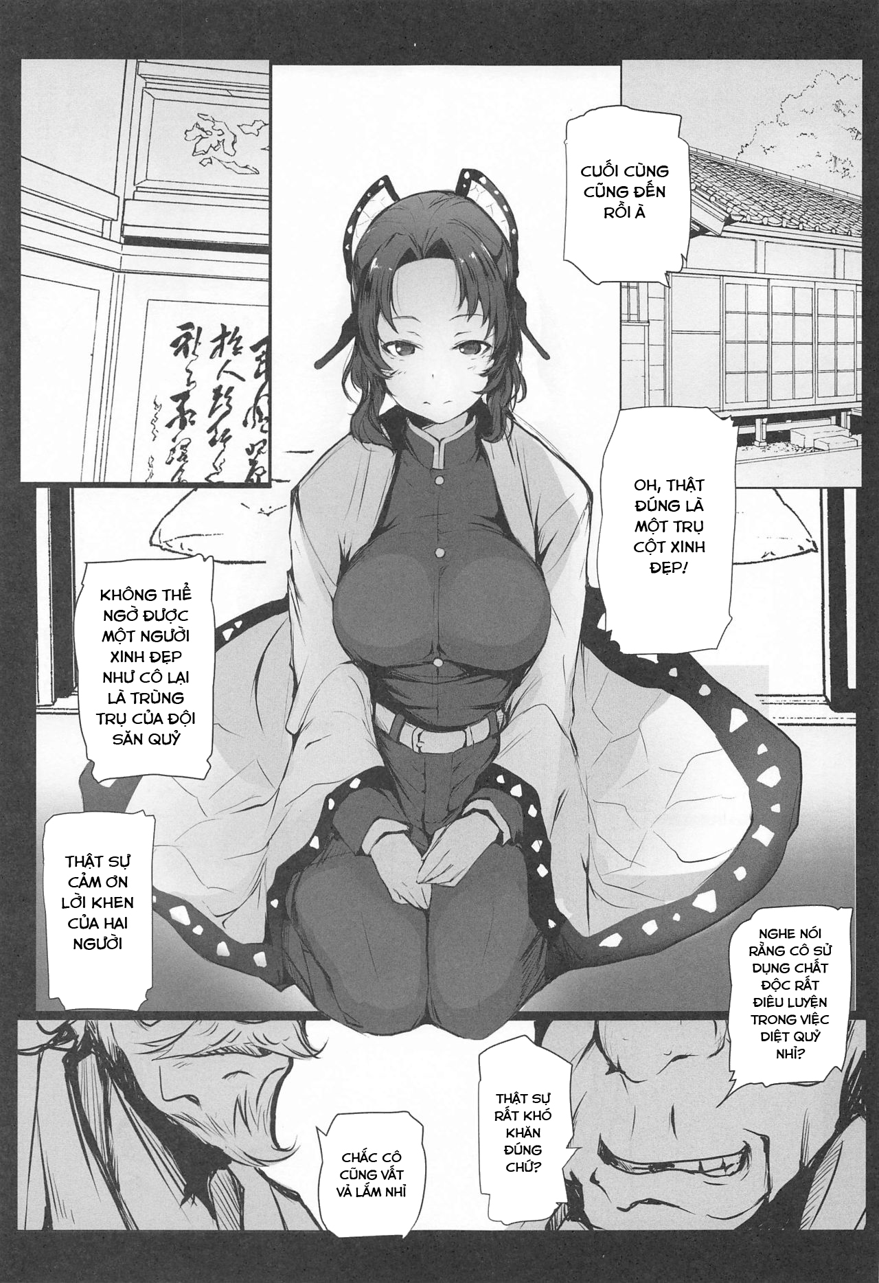 Đọc truyện hentai Kochou Ranbu (Kimetsu no Yaiba) - Oneshot