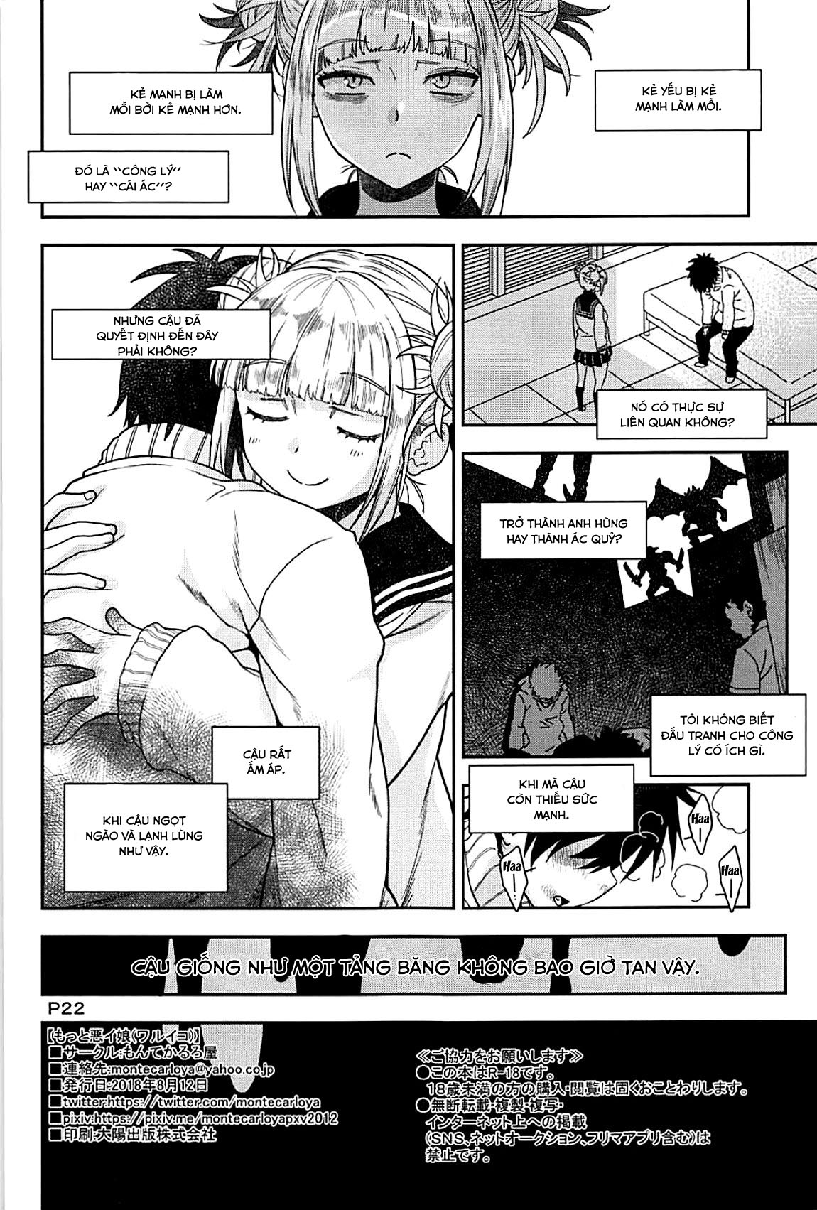 Đọc truyện hentai Motto WARU I KO (Boku no Hero Academia) - Oneshot