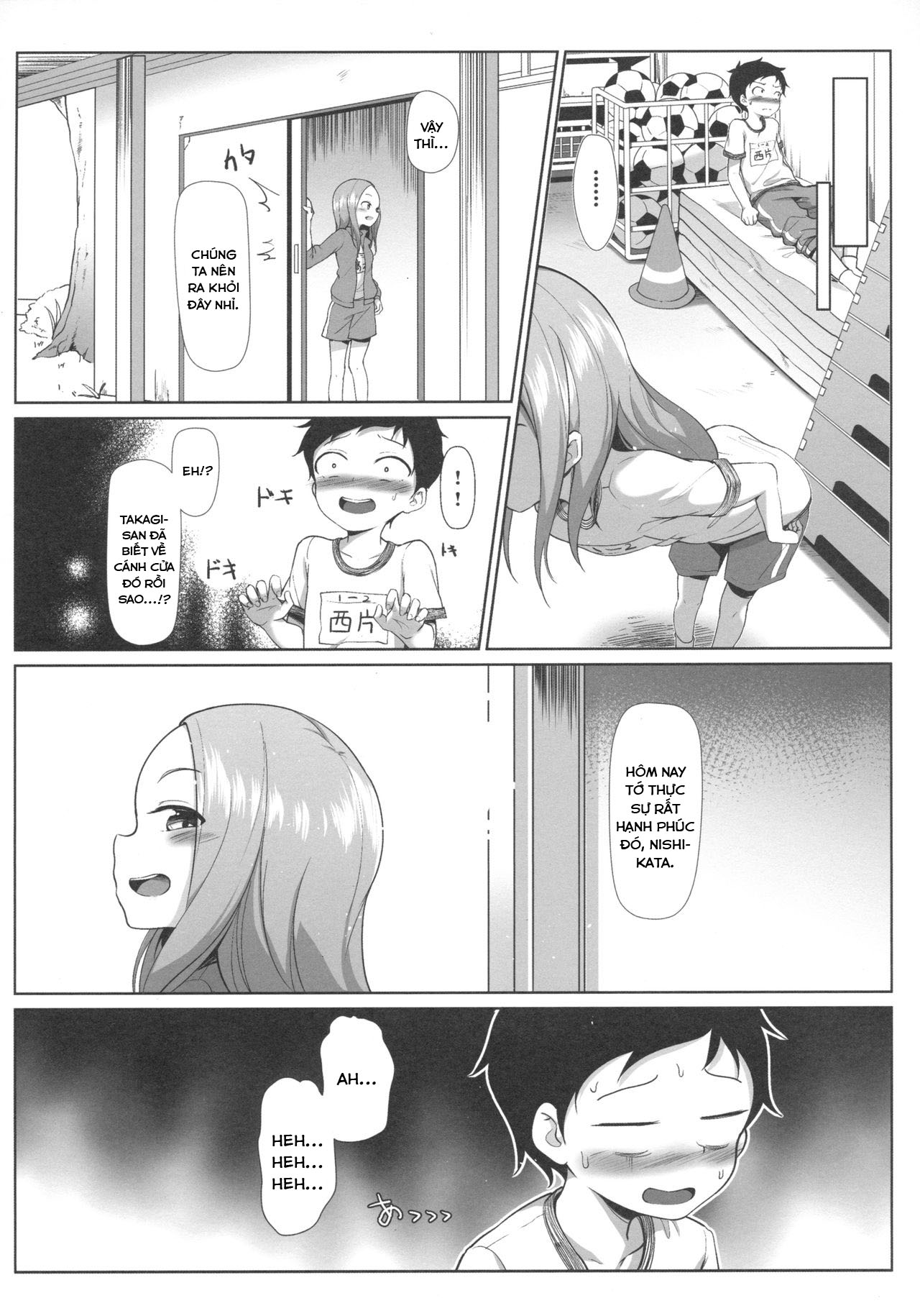 Đọc truyện hentai Hòa quyện cùng vị mồ hôi của Takagi-san - Oneshot