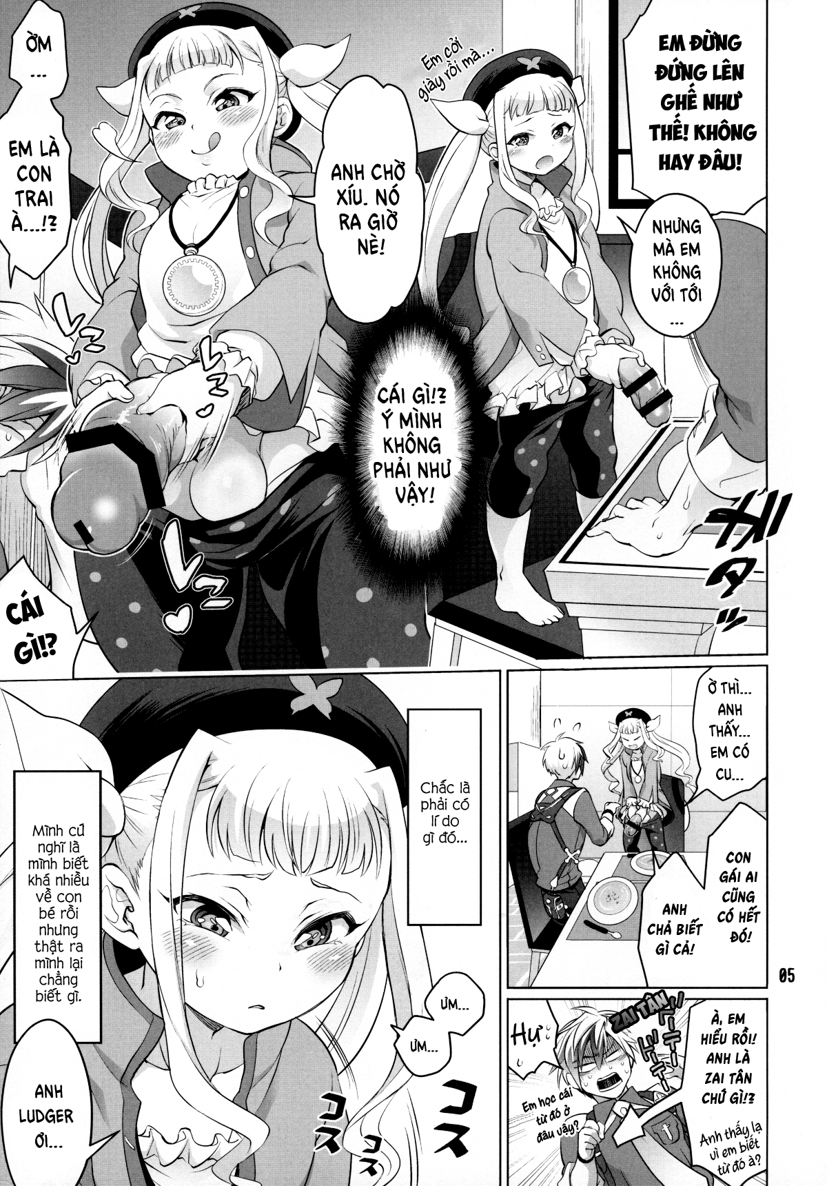Đọc truyện hentai Futanari Elle to Ludger no Aibou Soup - Oneshot