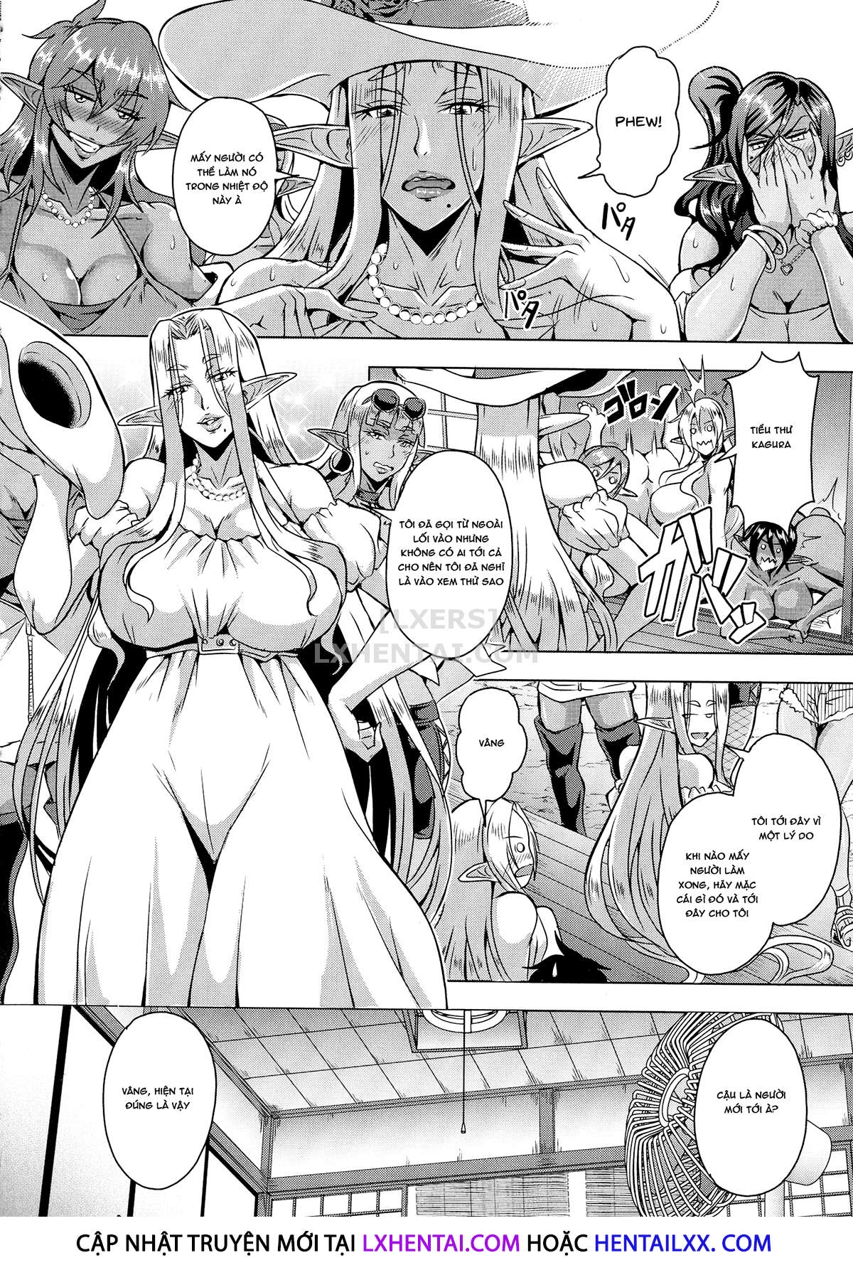 Đọc truyện hentai Elf Harem Story Chap 5 [END]