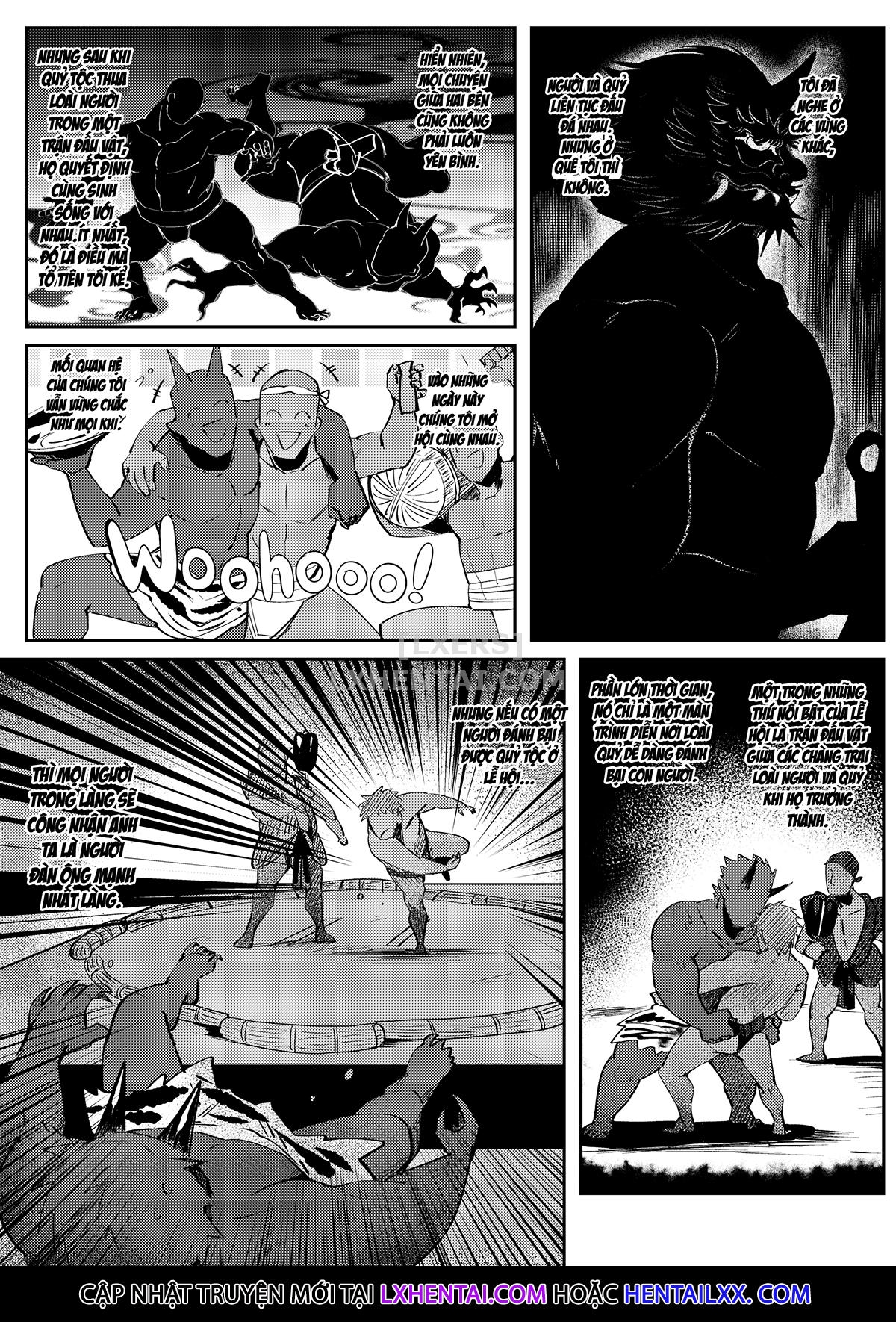 Đọc truyện hentai The Oni and the Fresh Peach - Chap 1