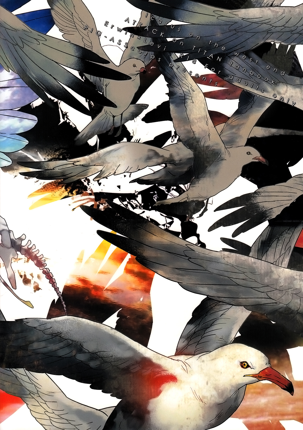 Đọc truyện hentai Icarus ga Nishi no Hate (Shingeki no Kyojin) - Oneshot