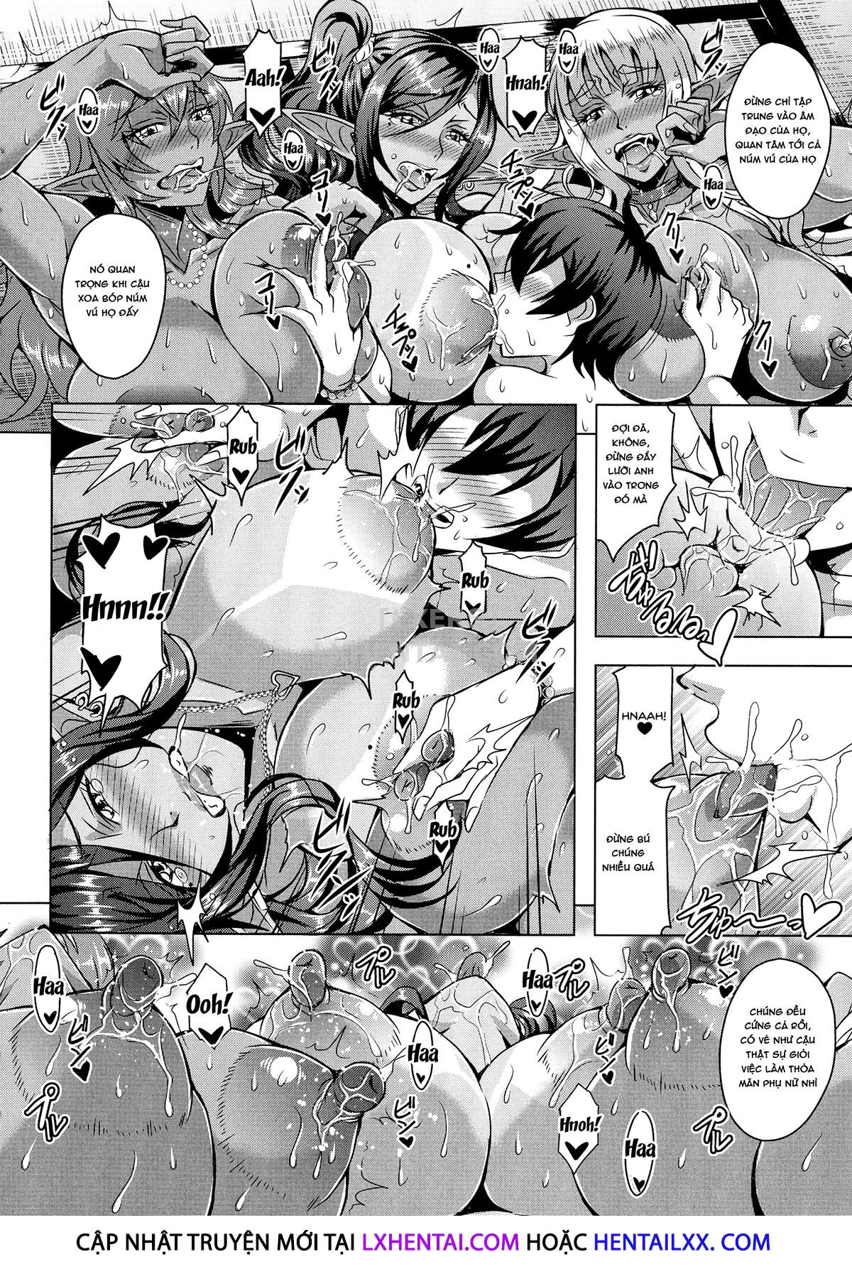 Đọc truyện hentai Elf Harem Story Chap 5 [END]