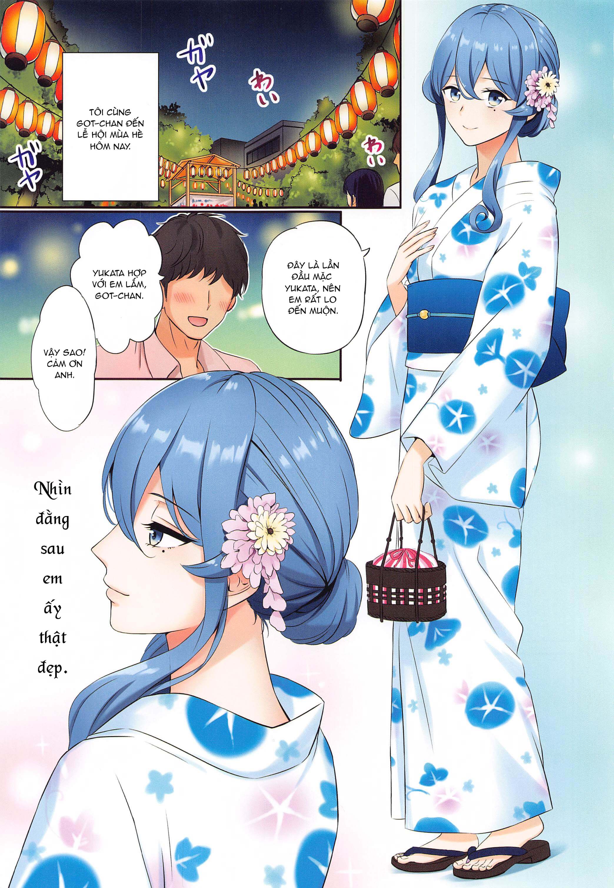 Đọc truyện hentai Lễ Hội Pháo Hoa Cùng Gotland (Kantai Collection -KanColle-) - Full Color