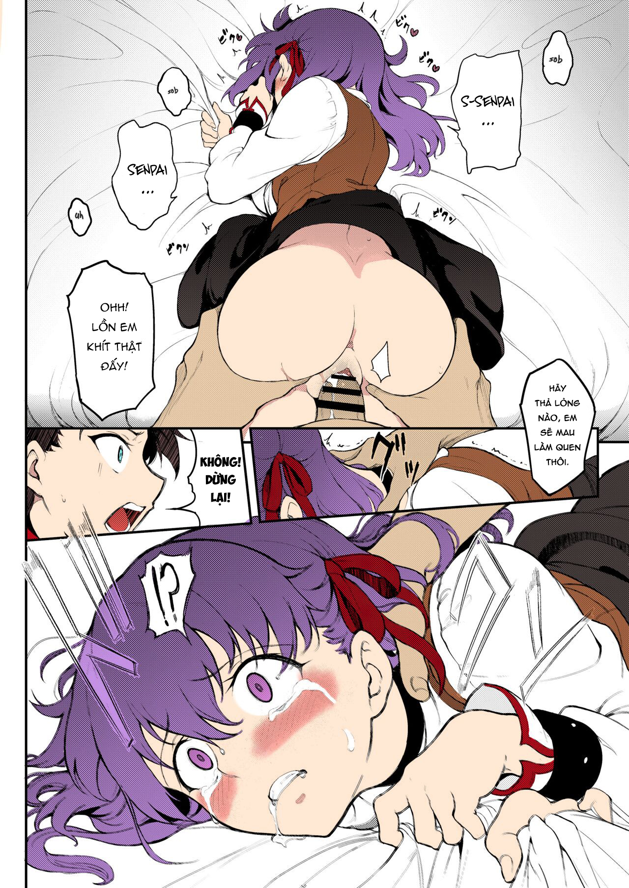 Đọc truyện hentai Chị em nhà Tohsaka sa ngã - Bản màu