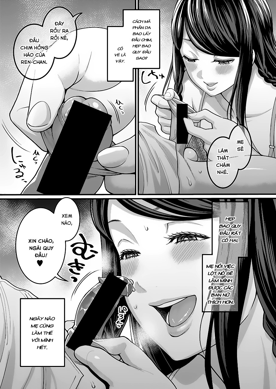 Đọc truyện hentai Bà mẹ dâm loàn và cậu con trai ngây thơ! Oneshot