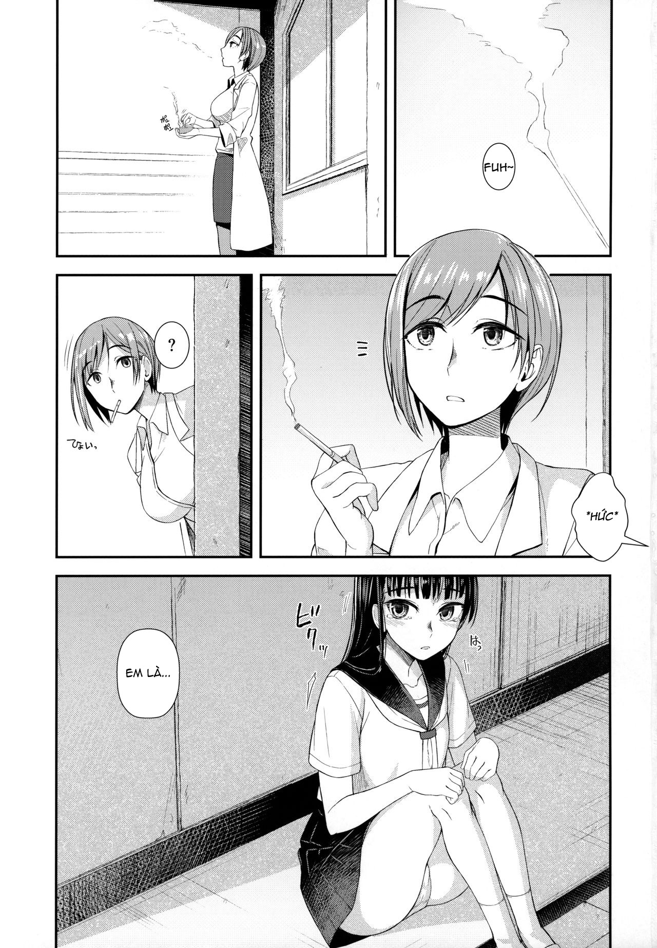 Đọc truyện hentai Hokenshitsu nite Seitsuu Girl - Oneshot