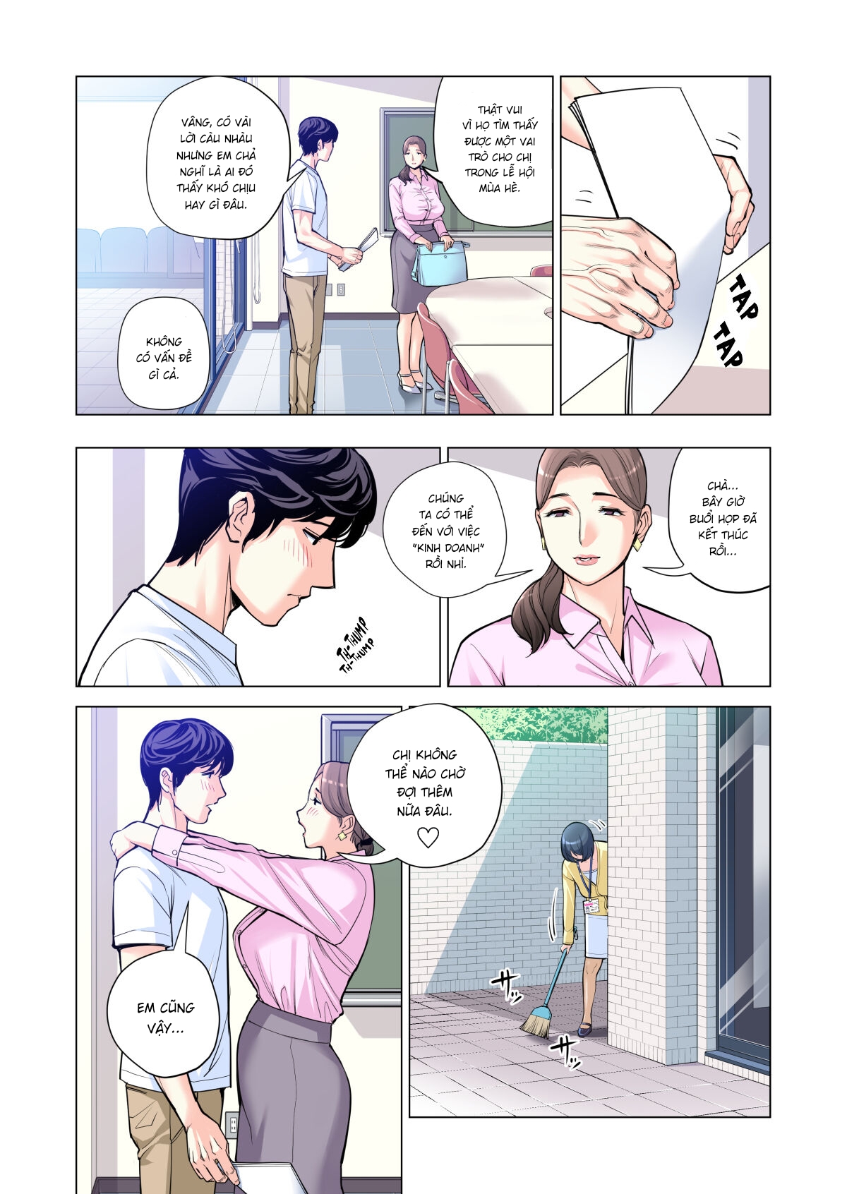Đọc truyện hentai Những cô trợ lý đã có chồng - Chap 3 Full màu