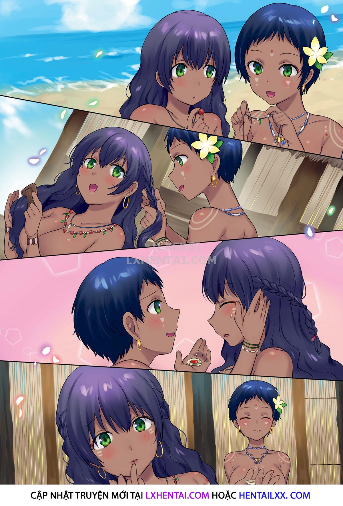 Đọc truyện hentai The Story of How Became a Member♀ of a Tribe on an Unexplored Island and Became a Best Friend's Wife - Oneshot