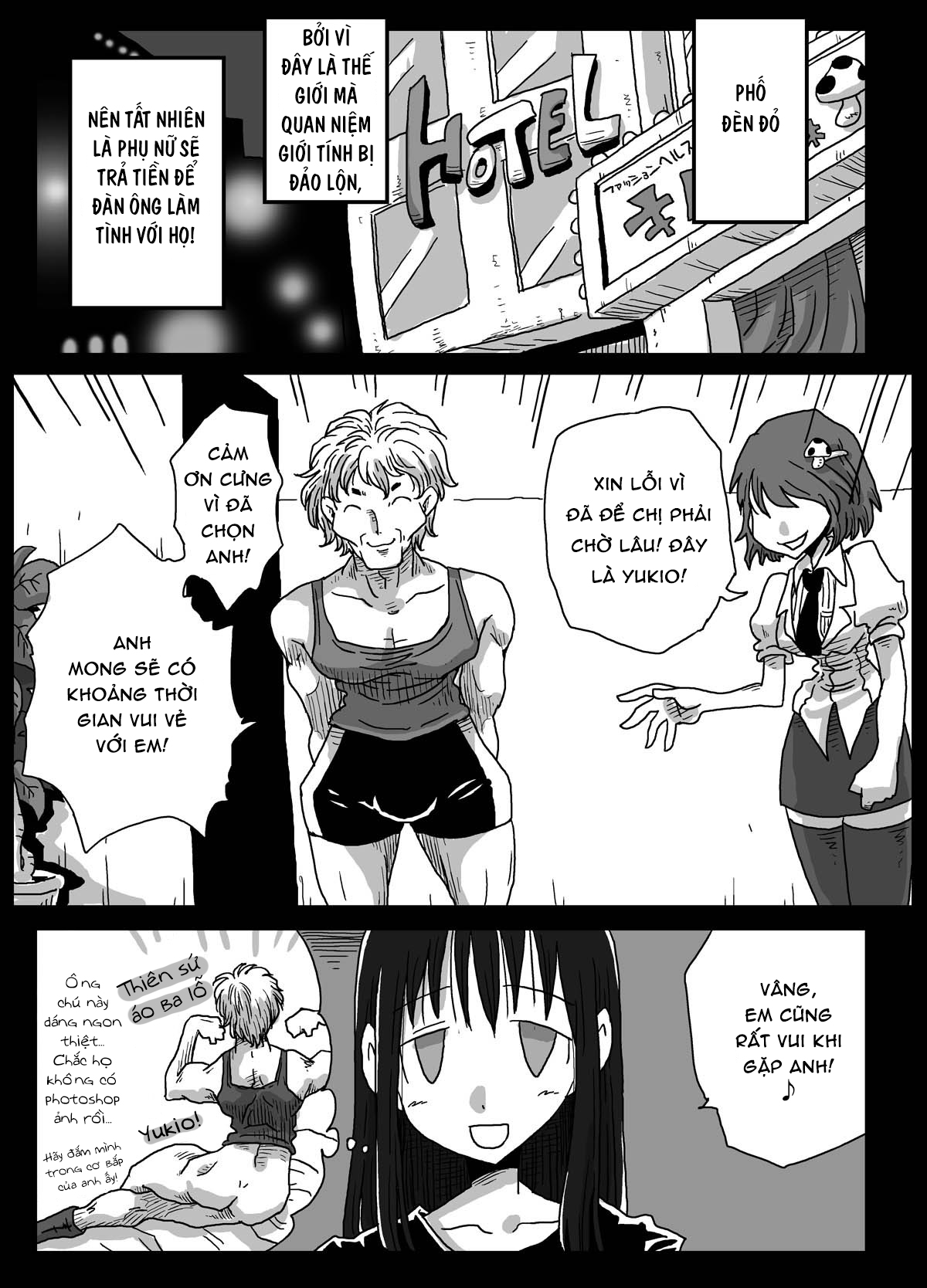 Đọc truyện hentai Thế giới đảo lộn về quan niệm giới tính - Chap 4