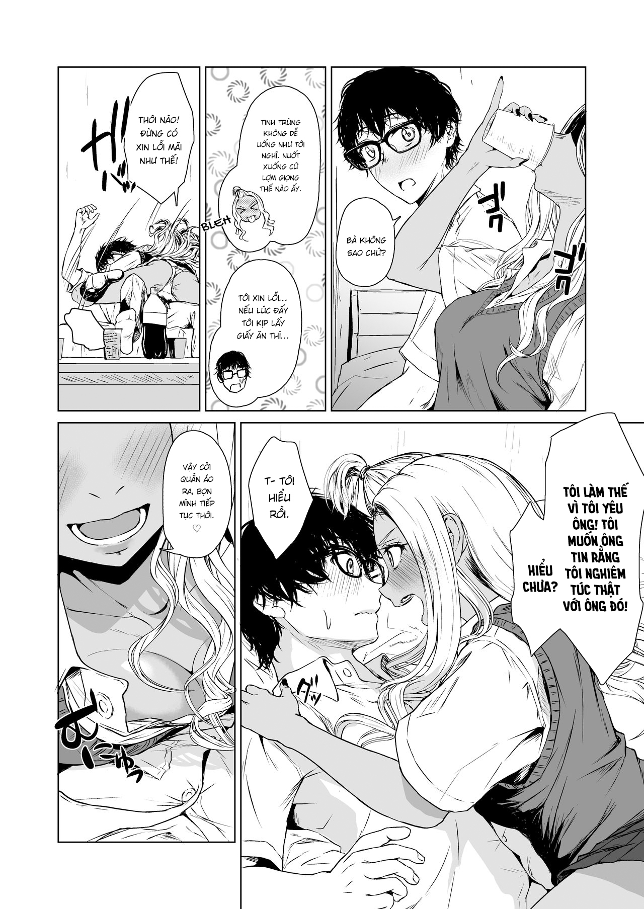 Đọc truyện hentai Một tuần dài tìm hiểu nhau của cô nàng gyaru và anh chàng nhát gái - Chap 2