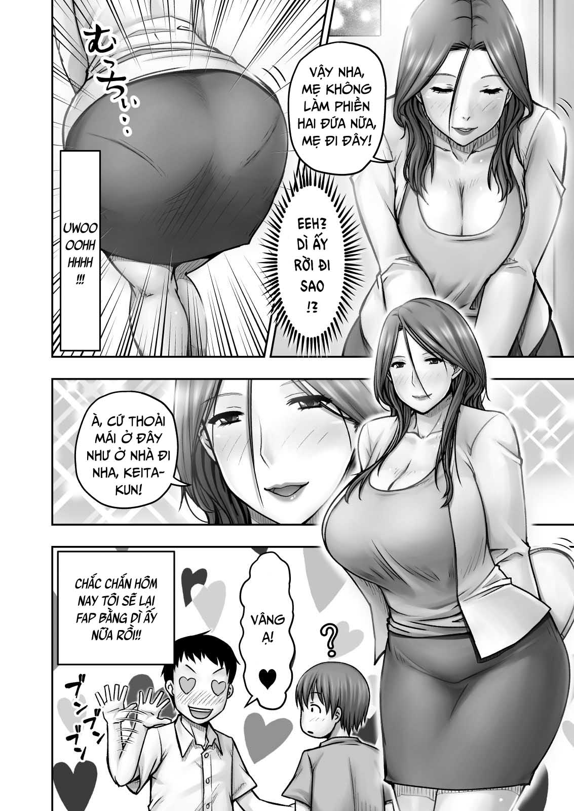 Đọc truyện hentai Akogare no Tomodachi no Okaasan ni Itazura Shitara Gyaku ni Oishiku Taberareta - Oneshot