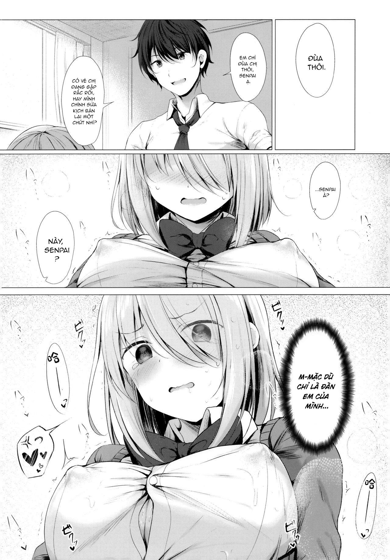 Đọc truyện hentai Dạy senpai thành diễn viên chuyên nghiệp - Oneshot