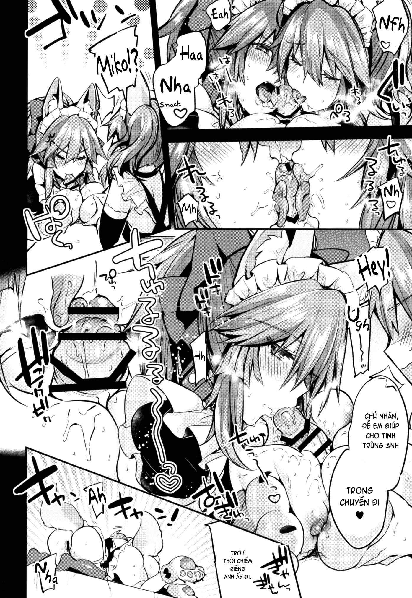 Đọc truyện hentai Maid Service Double Fox - Oneshot