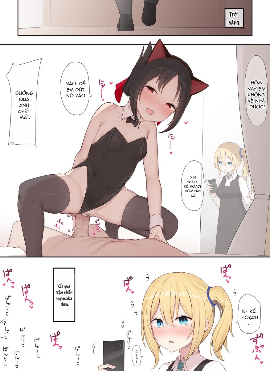 Đọc truyện hentai Khi kaguya mặc đồ gái tai mèo - Oneshot ngắn