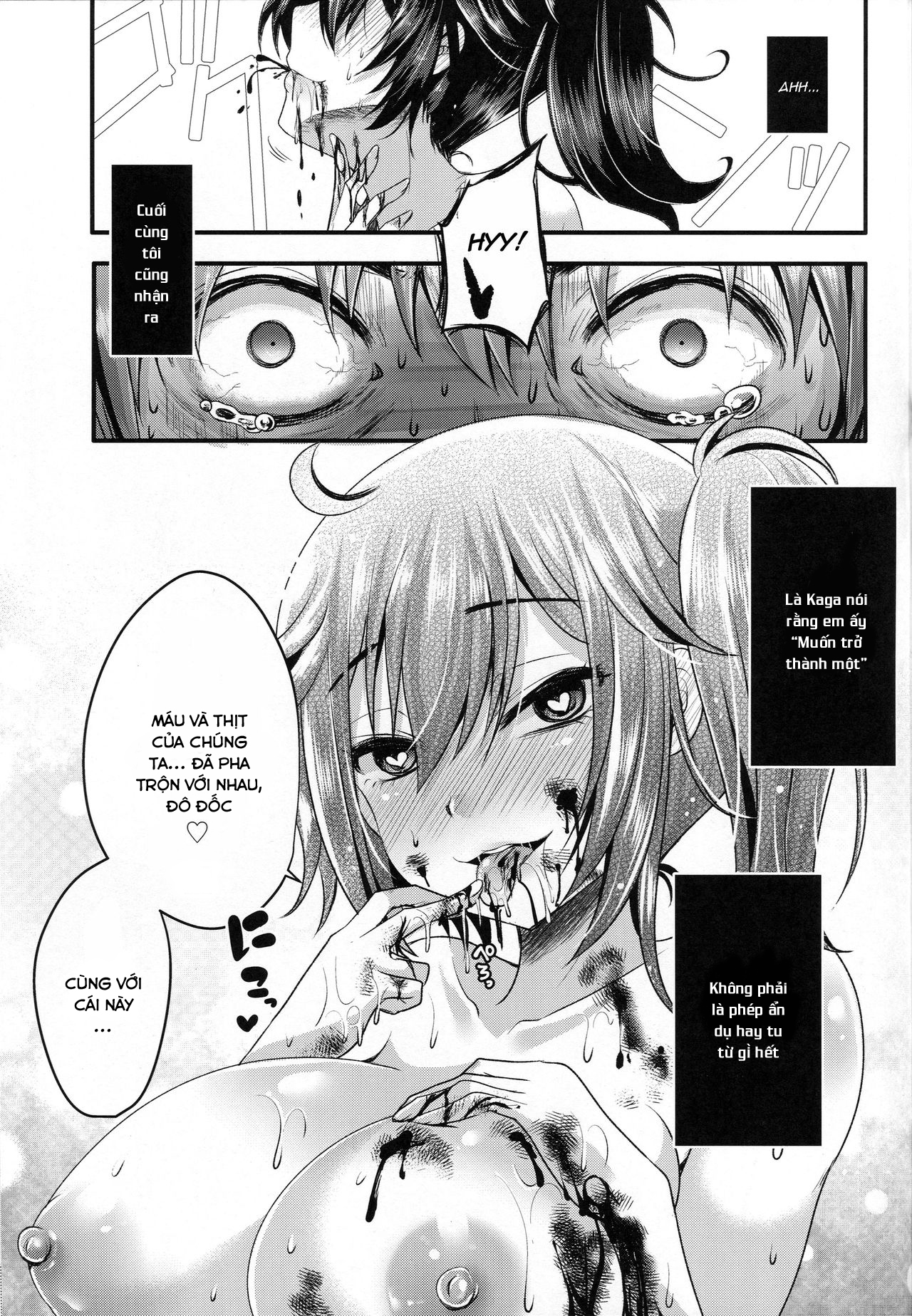 Đọc truyện hentai Ketsuniku no Yuugou (Kantai Collection -KanColle-) - Oneshot