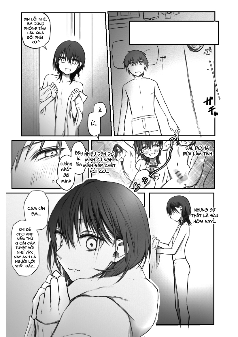 Đọc truyện hentai Hẹn hò qua mạng - tôi bị ép khô bởi một em trap hệ M - Oneshot