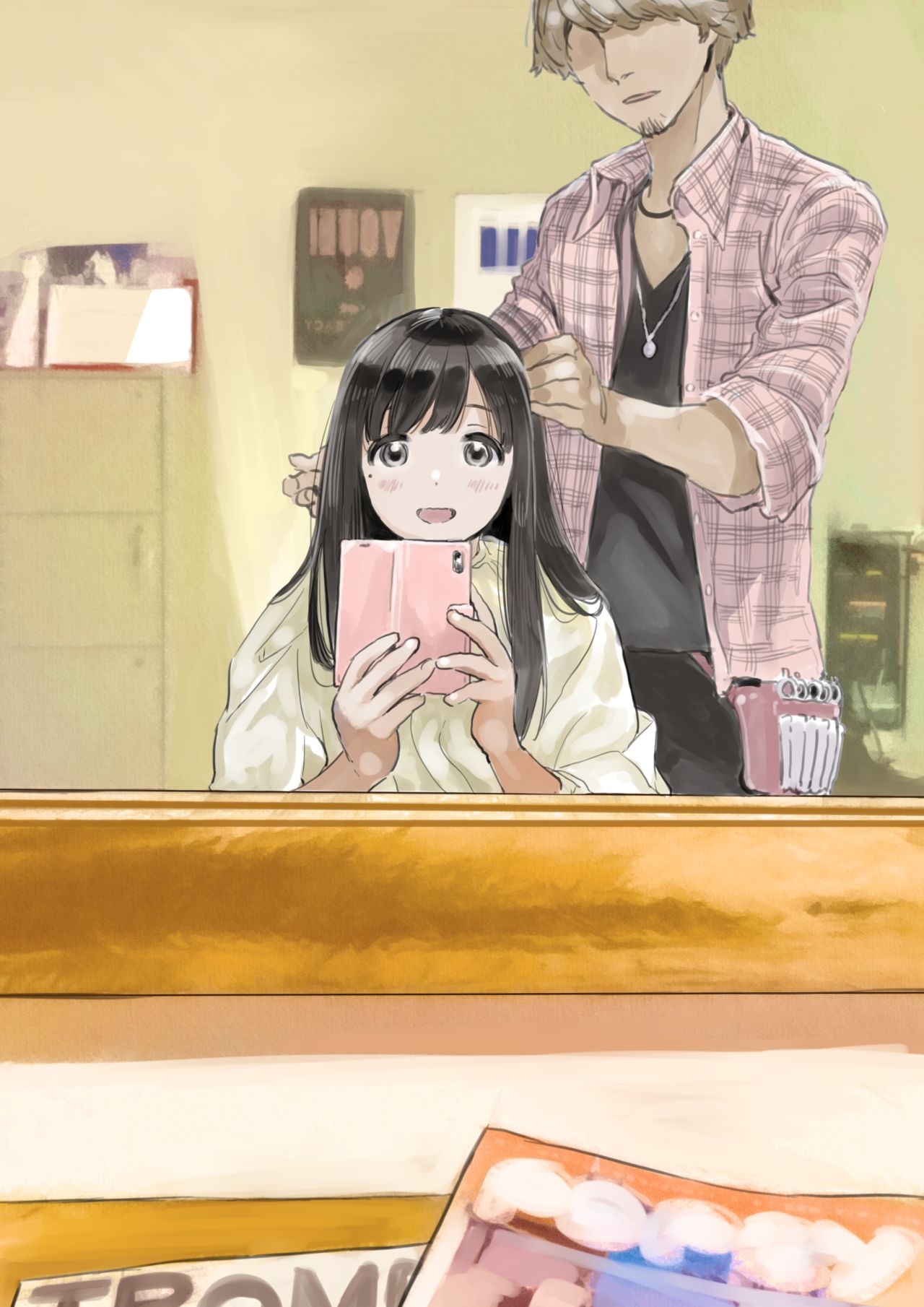 Đọc truyện hentai Xem trộm điện thoại bạn gái - Phần 1