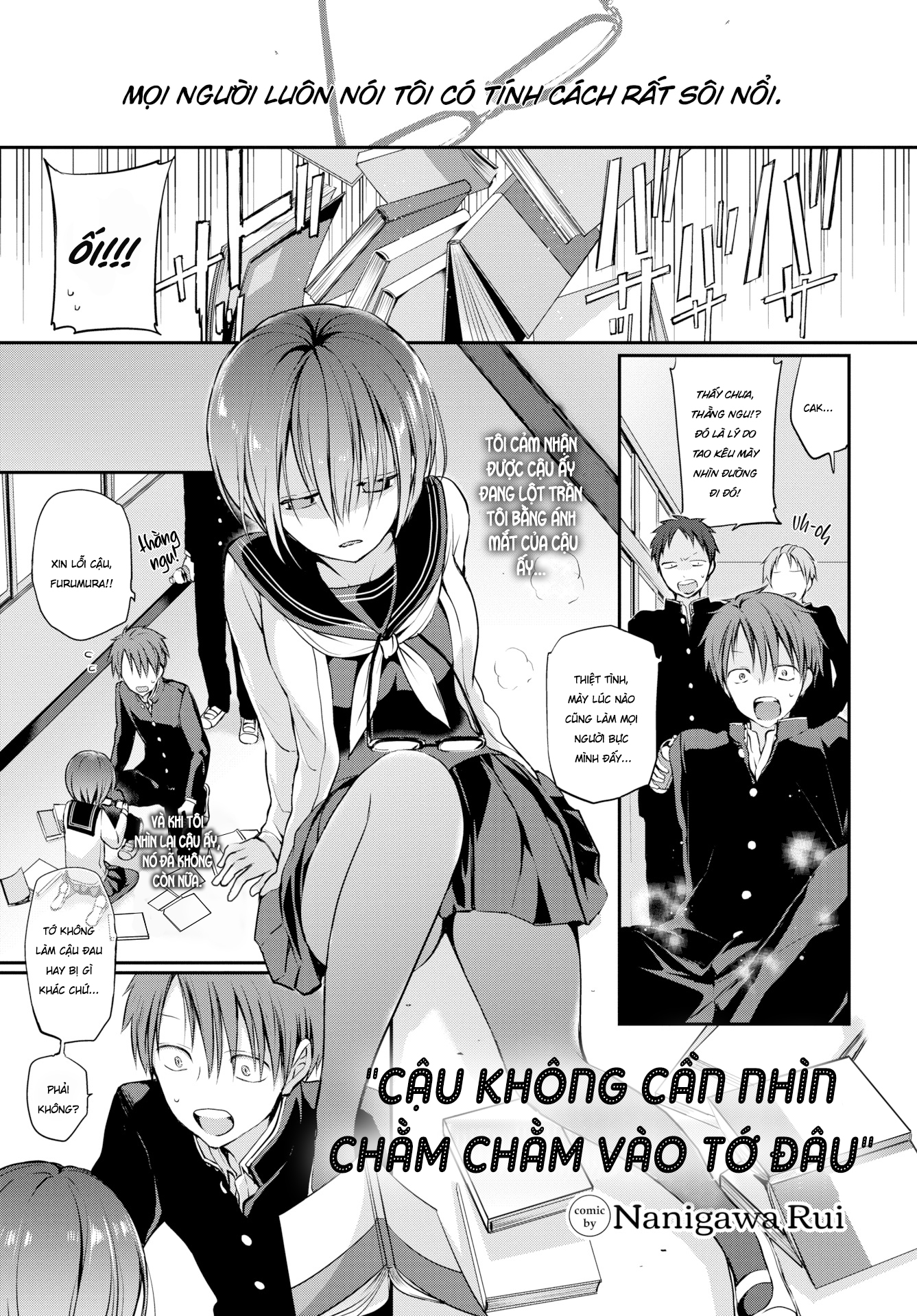 Đọc truyện hentai Cậu không cần nhìn chằm chằm vào tớ đâu - Oneshot